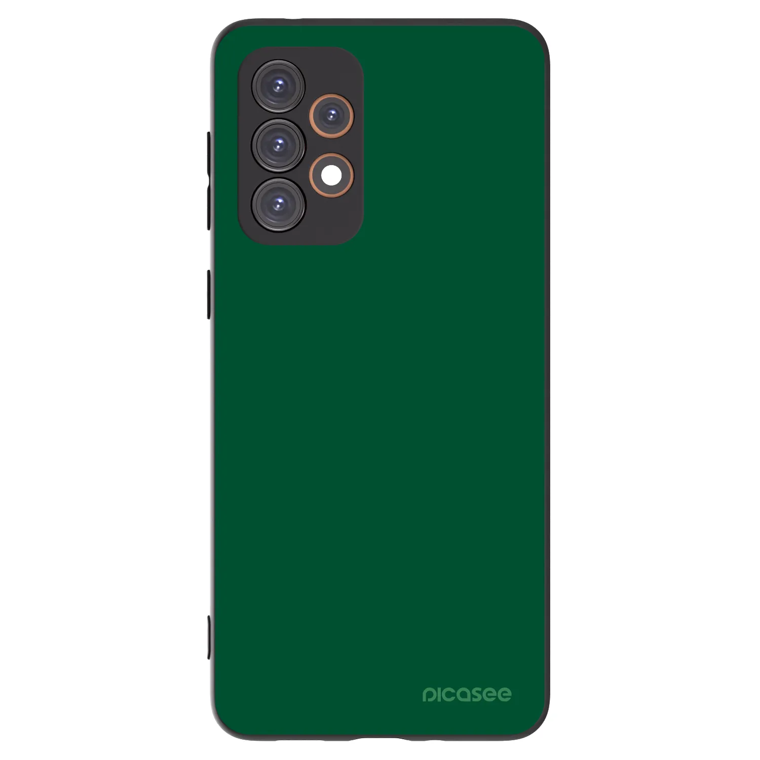 Picasee fekete szilikon tok az alábbi mobiltelefonokra Samsung Galaxy A33 5G A336 - Green Gleam