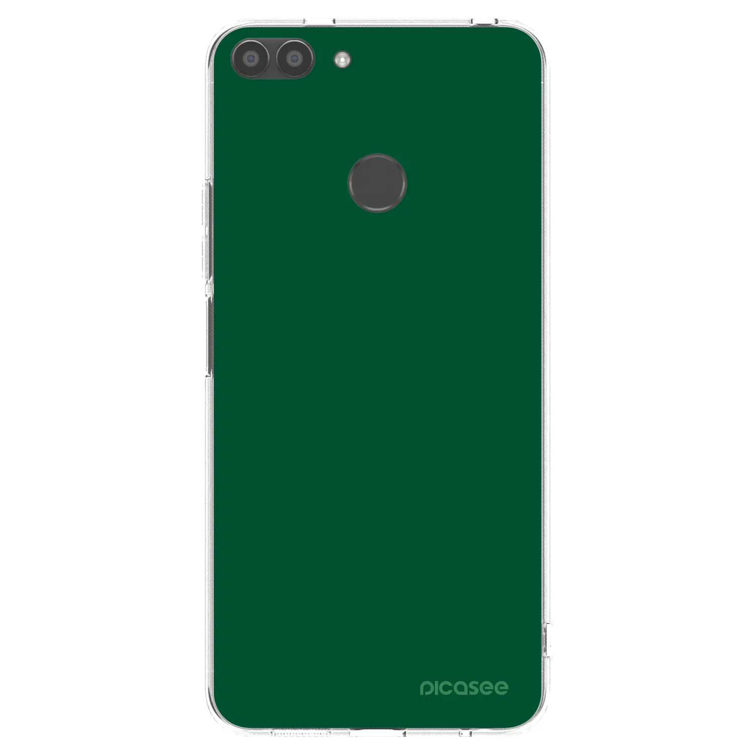 Picasee átlátszó szilikon tok az alábbi mobiltelefonokra Huawei P Smart - Green Gleam