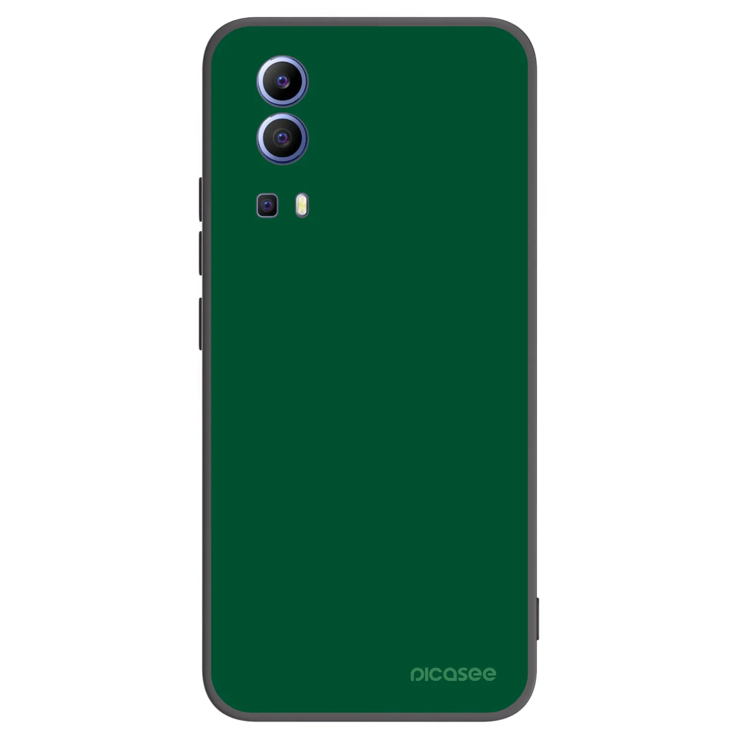 Picasee fekete szilikon tok az alábbi mobiltelefonokra Vivo Y52 5G - Green Gleam