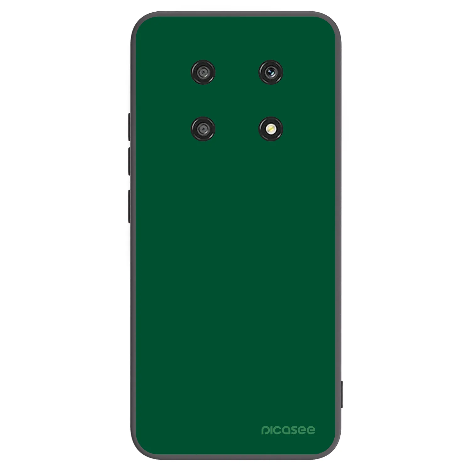 Picasee fekete szilikon tok az alábbi mobiltelefonokra Honor Magic4 Lite 5G - Green Gleam