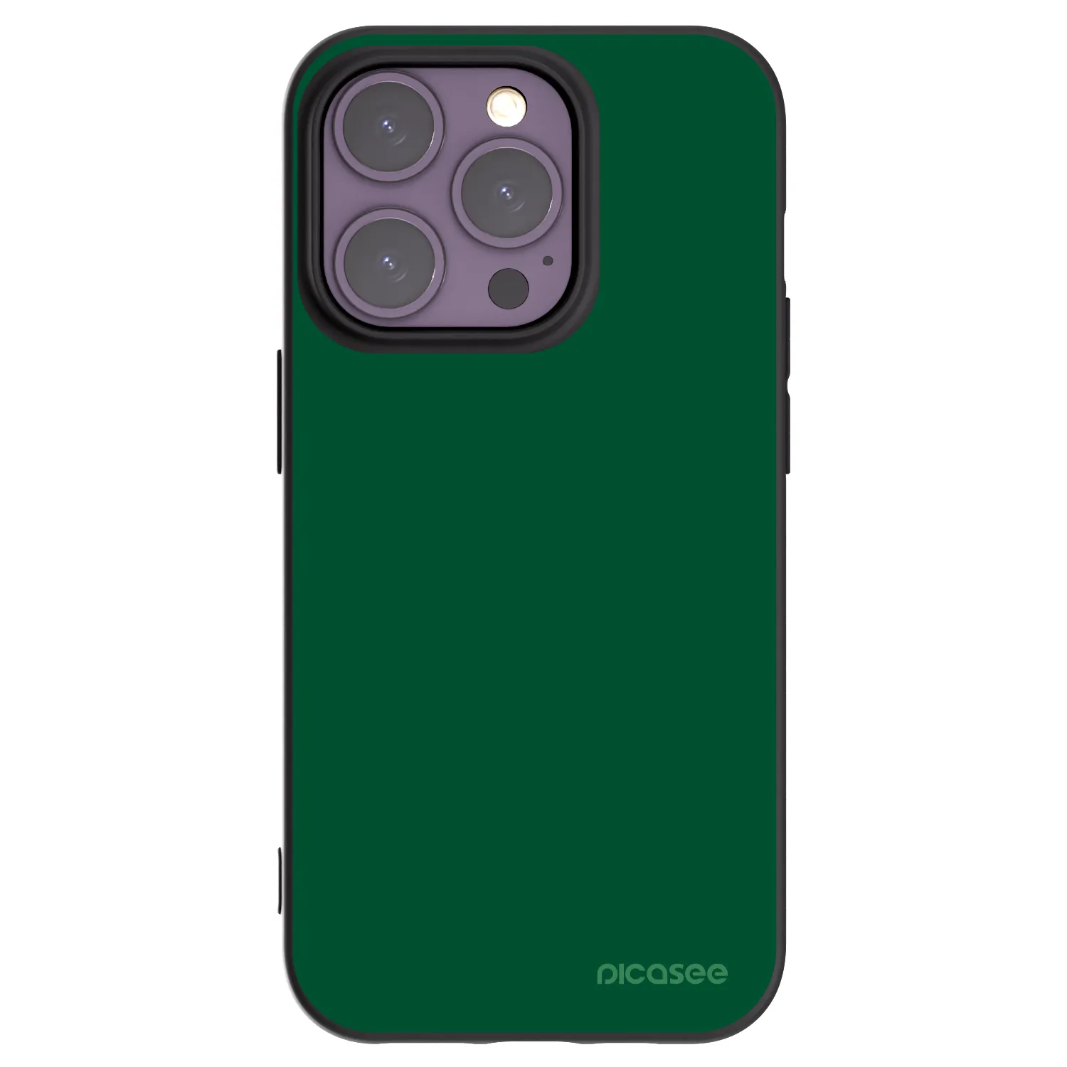 Picasee fekete szilikon tok az alábbi mobiltelefonokra Apple iPhone 14 Pro - Green Gleam