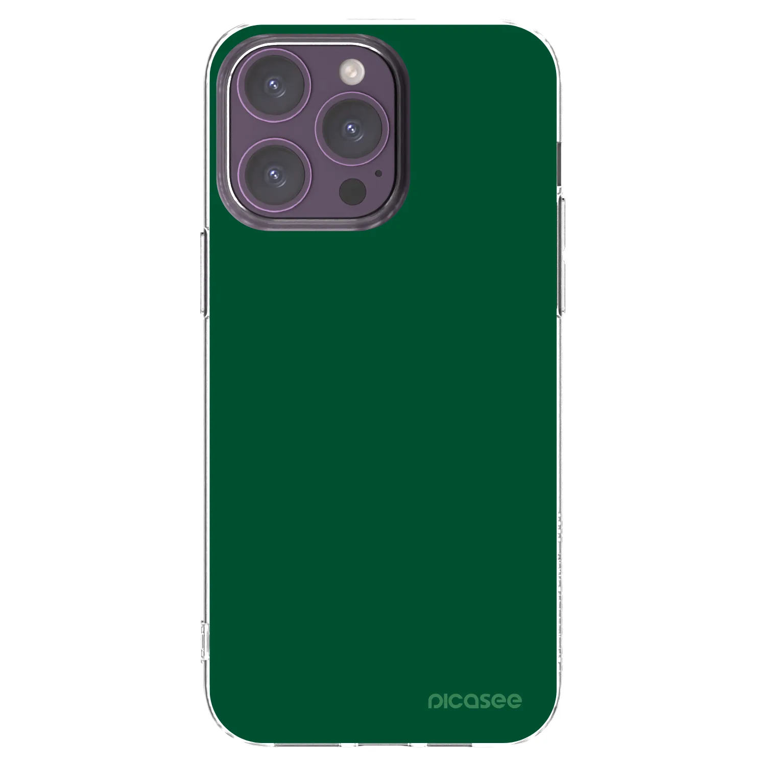 Picasee átlátszó szilikon tok az alábbi mobiltelefonokra Apple iPhone 14 Pro Max - Green Gleam