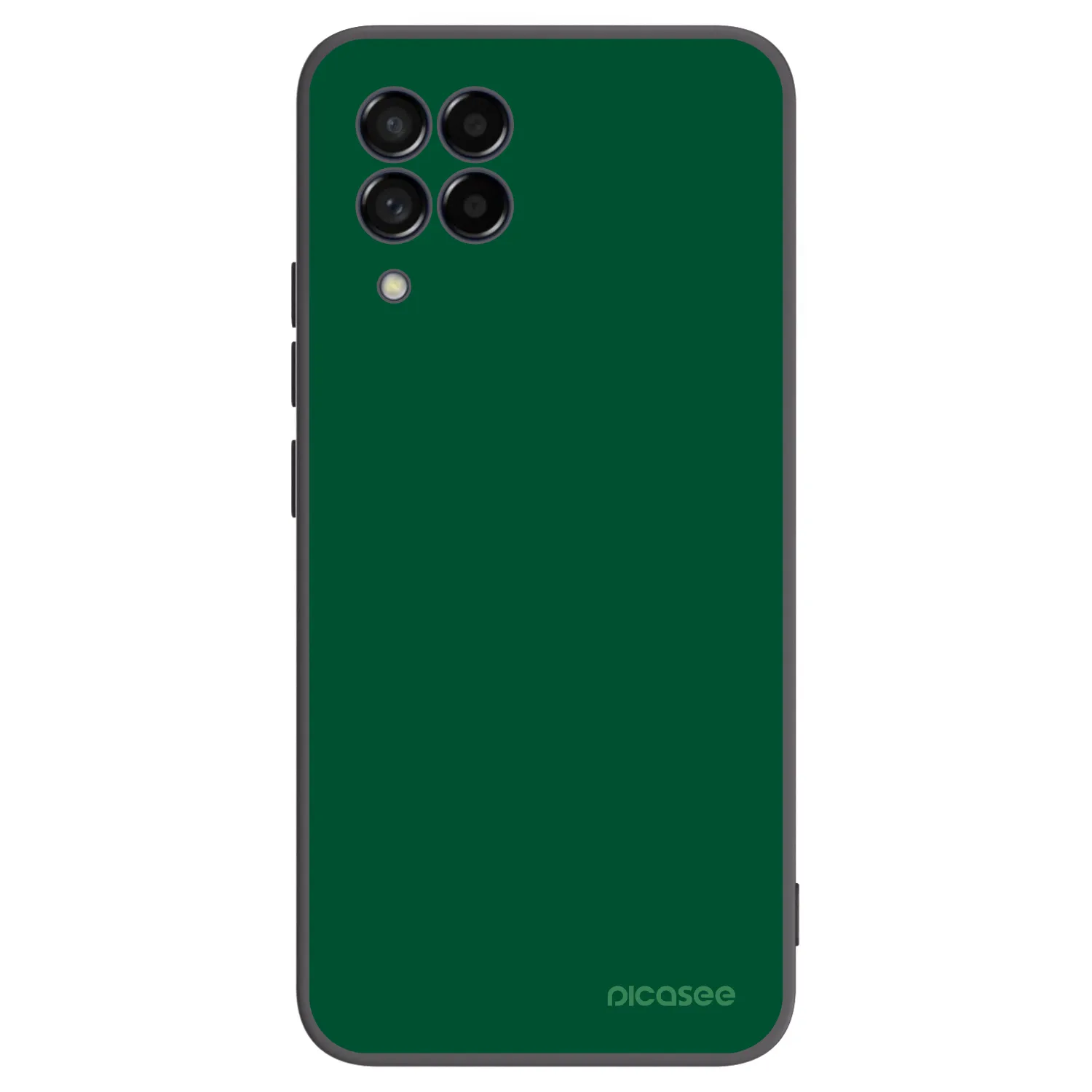 Picasee fekete szilikon tok az alábbi mobiltelefonokra Samsung Galaxy M53 5G - Green Gleam