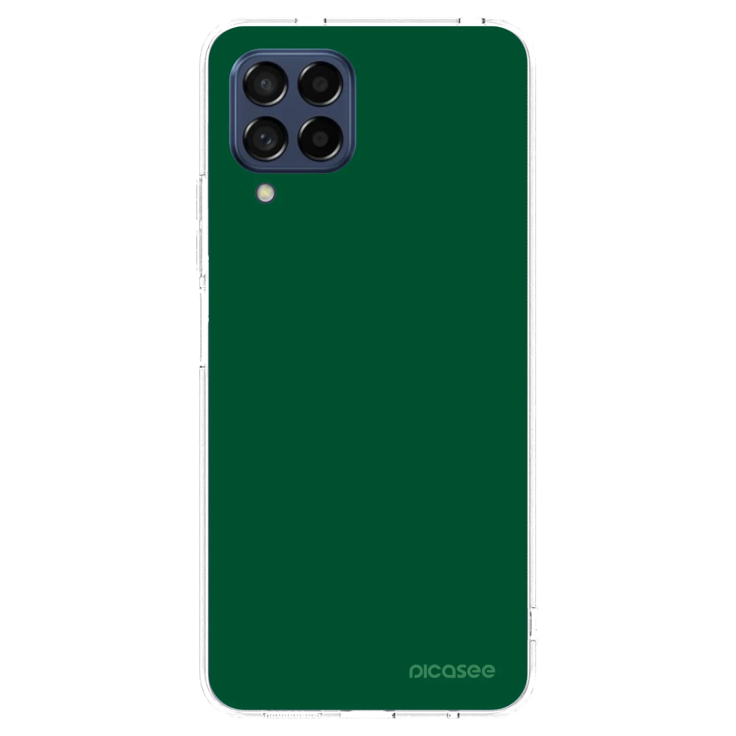Picasee átlátszó szilikon tok az alábbi mobiltelefonokra Samsung Galaxy M53 5G - Green Gleam