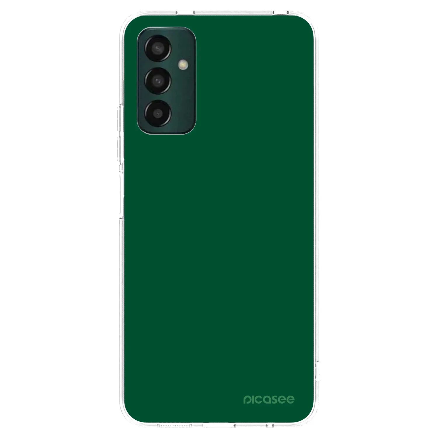 Picasee átlátszó szilikon tok az alábbi mobiltelefonokra Samsung Galaxy M13 M135F - Green Gleam