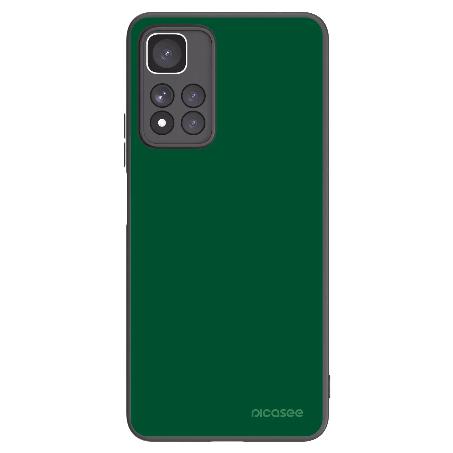 Picasee fekete szilikon tok az alábbi mobiltelefonokra Xiaomi Redmi Note 11 Pro+ 5G - Green Gleam