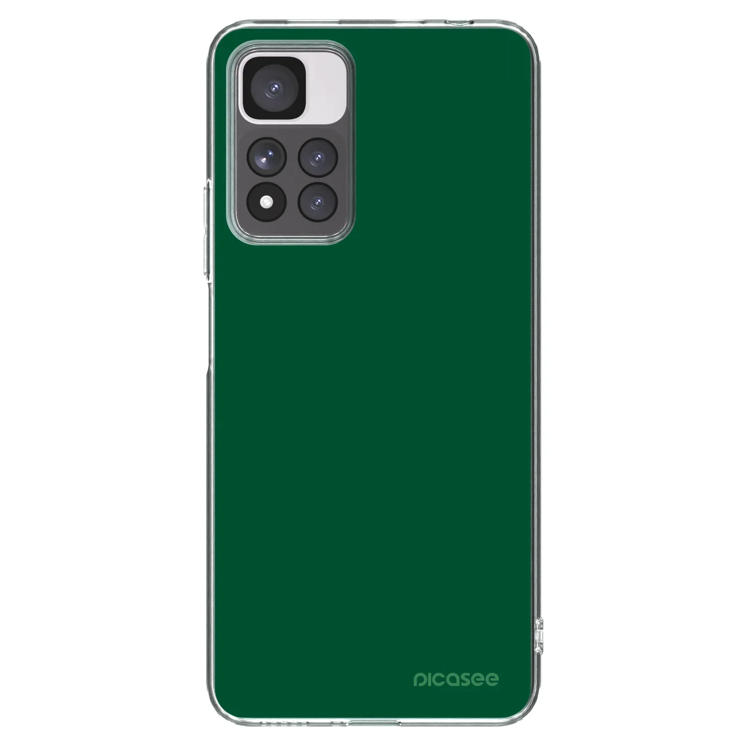Picasee átlátszó szilikon tok az alábbi mobiltelefonokra Xiaomi Redmi Note 11 Pro+ 5G - Green Gleam