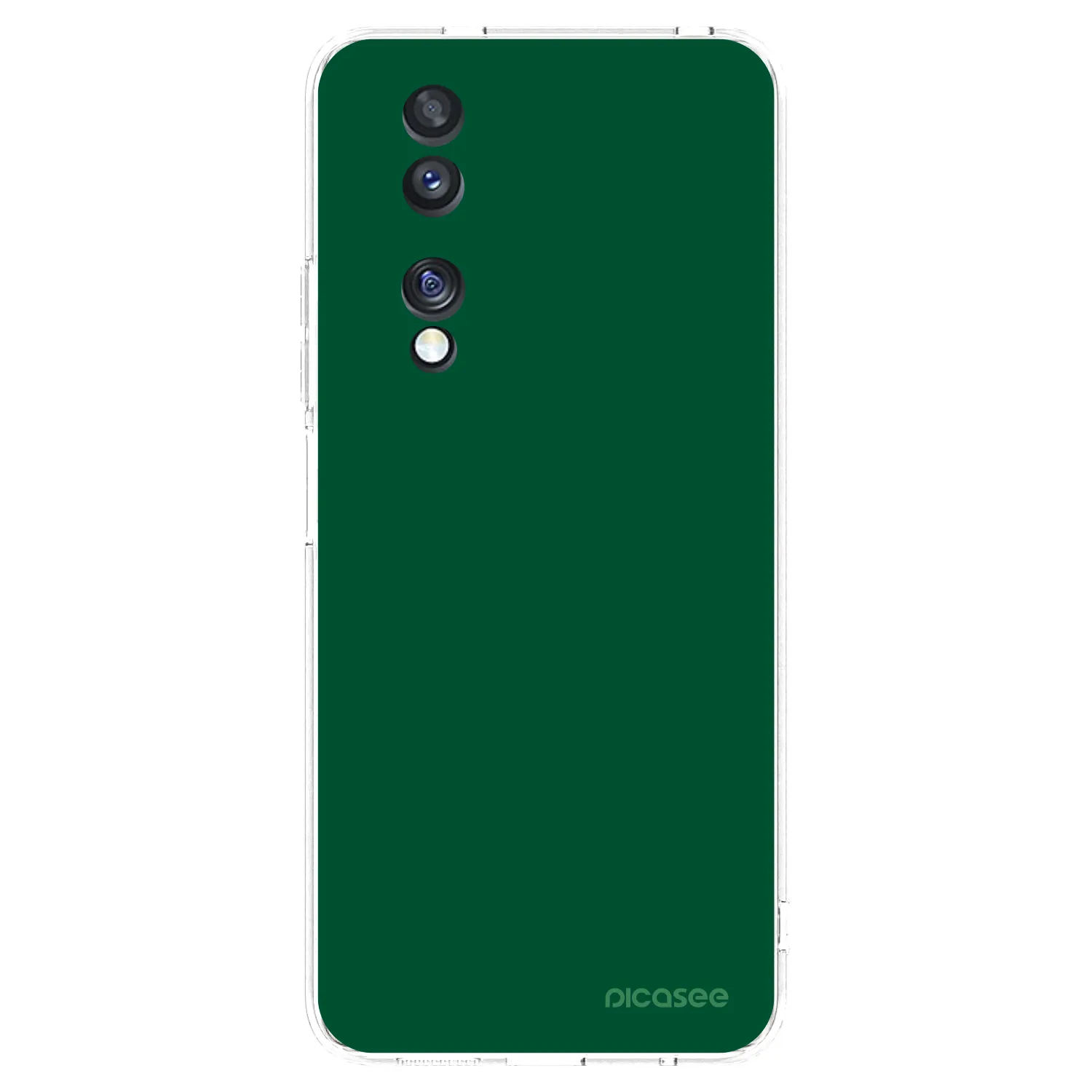 Picasee átlátszó szilikon tok az alábbi mobiltelefonokra Honor 70 - Green Gleam