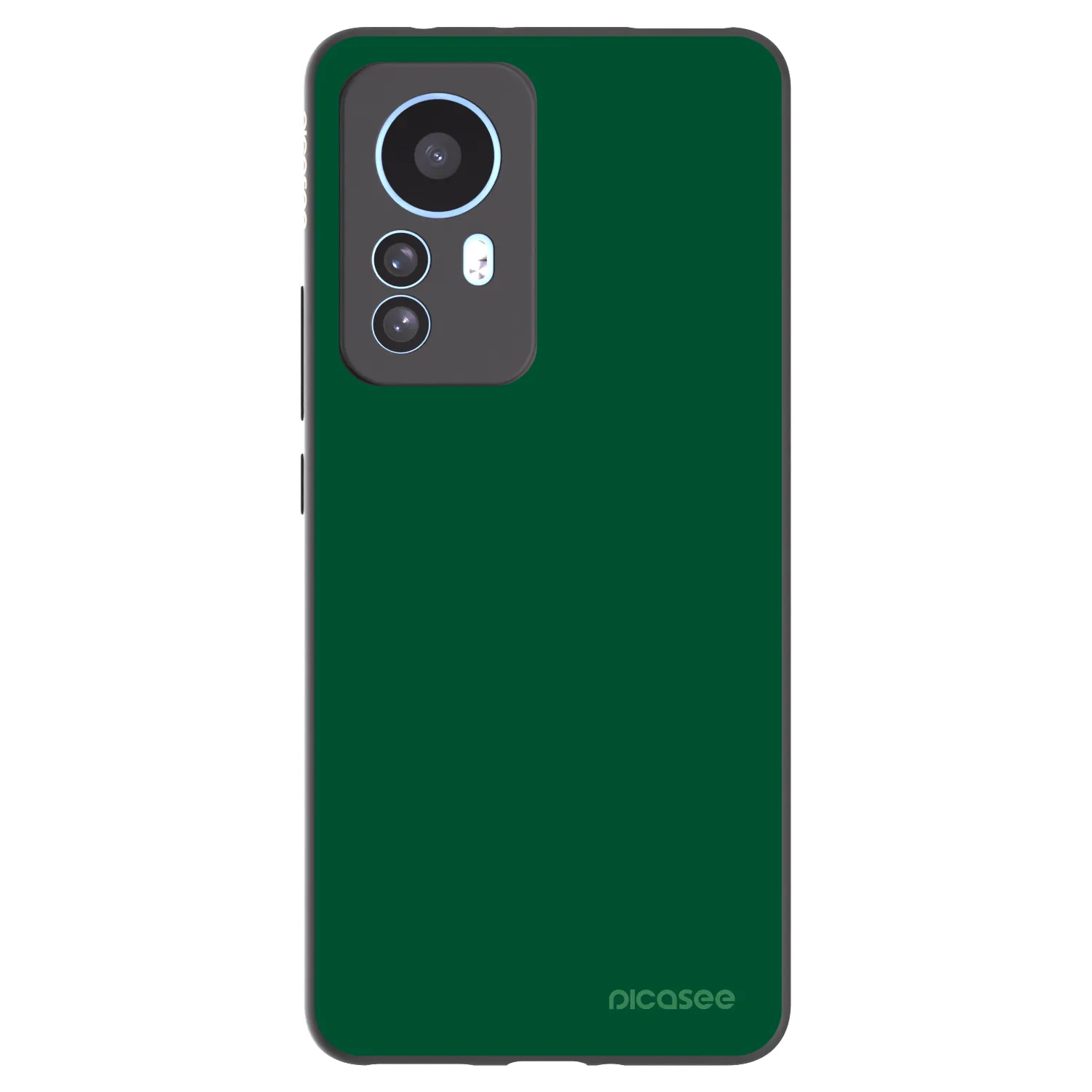 Picasee fekete szilikon tok az alábbi mobiltelefonokra Xiaomi 12T - Green Gleam