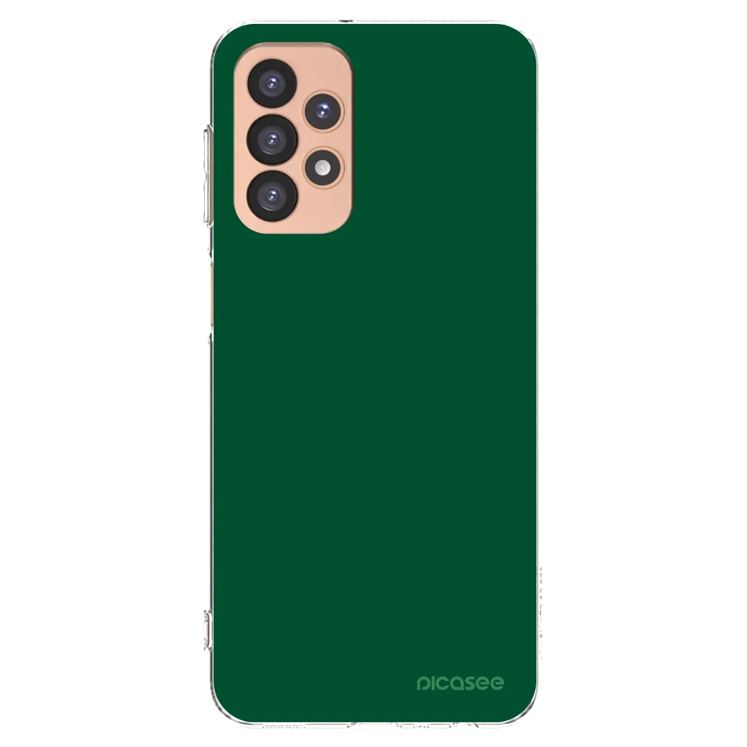 Picasee átlátszó szilikon tok az alábbi mobiltelefonokra Samsung Galaxy A23 A236B 5G - Green Gleam