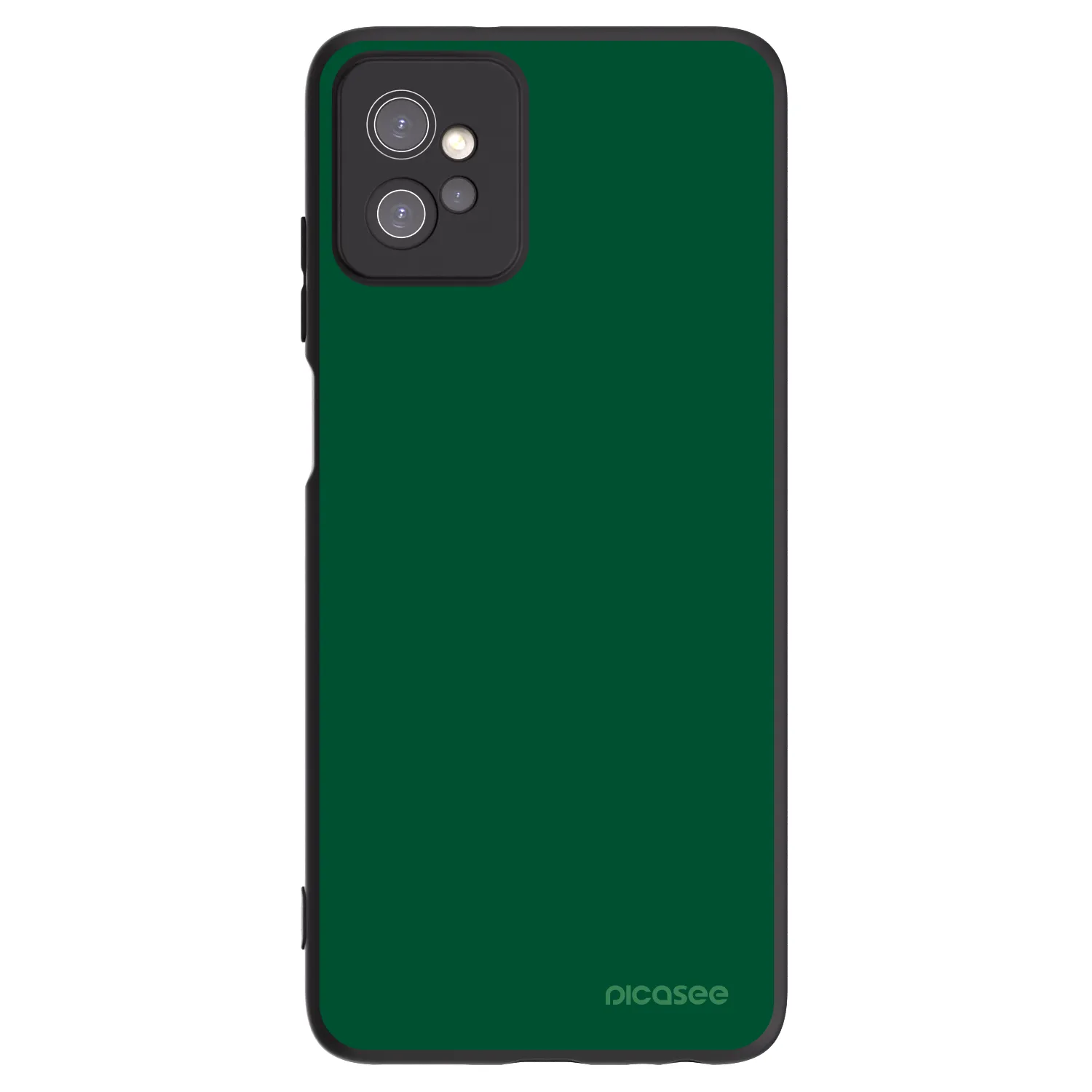 Picasee fekete szilikon tok az alábbi mobiltelefonokra Motorola Moto G32 - Green Gleam