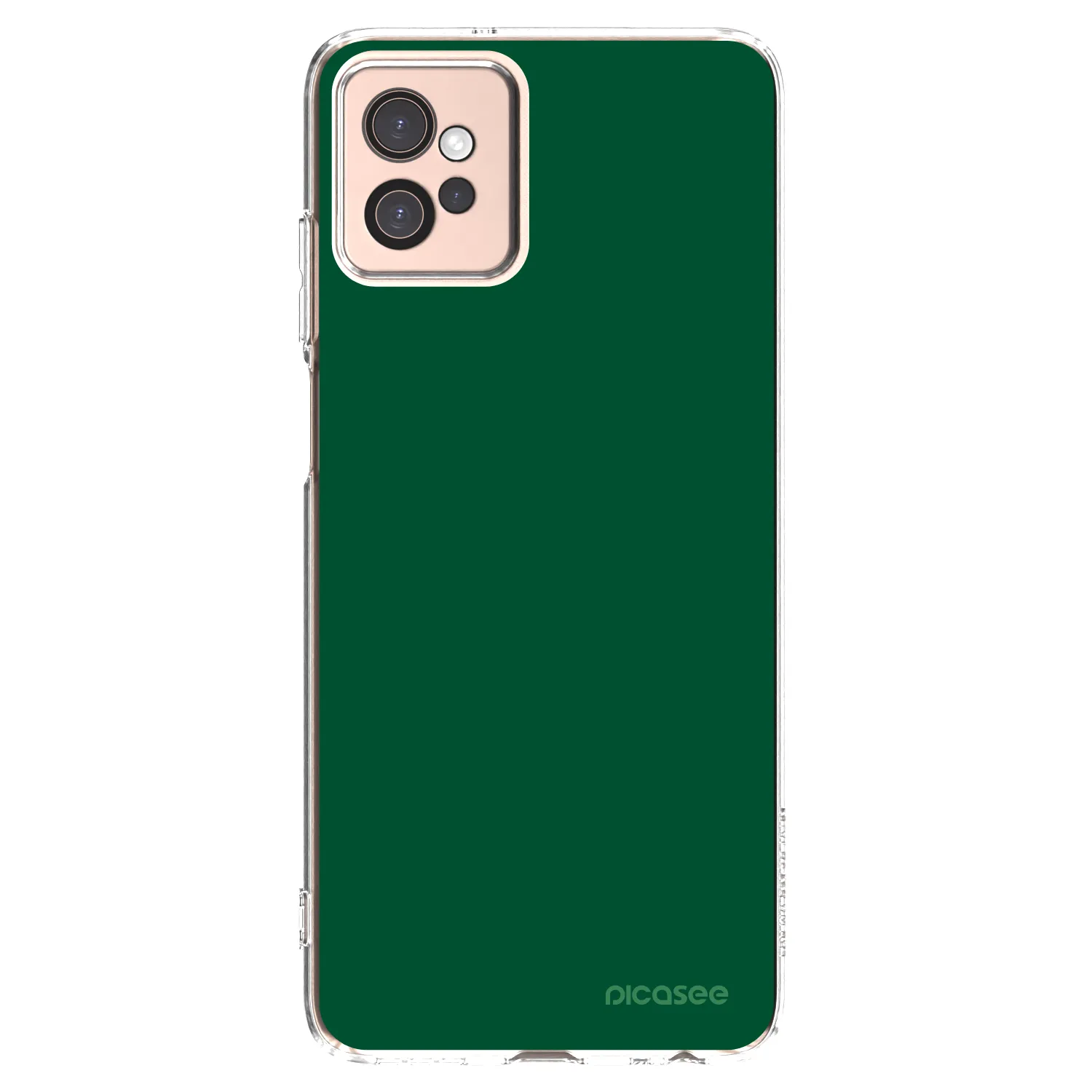 Picasee átlátszó szilikon tok az alábbi mobiltelefonokra Motorola Moto G32 - Green Gleam