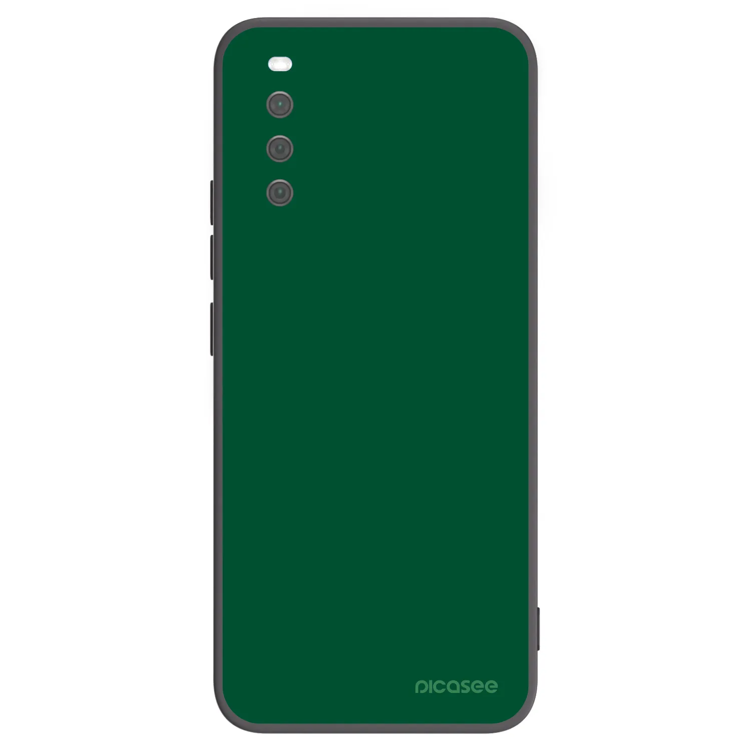 Picasee fekete szilikon tok az alábbi mobiltelefonokra Sony Xperia 10 III - Green Gleam