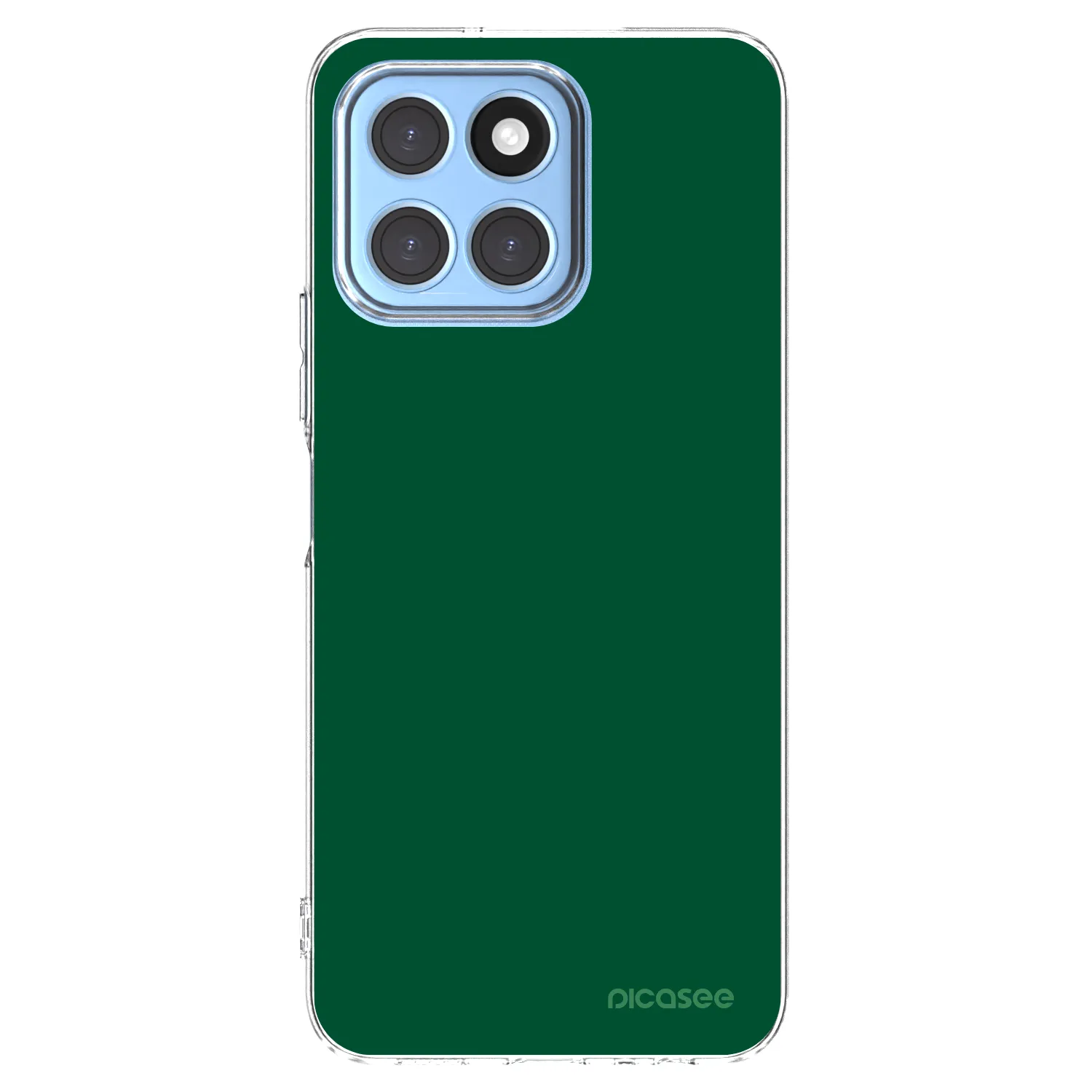 Picasee átlátszó szilikon tok az alábbi mobiltelefonokra Honor X6 - Green Gleam