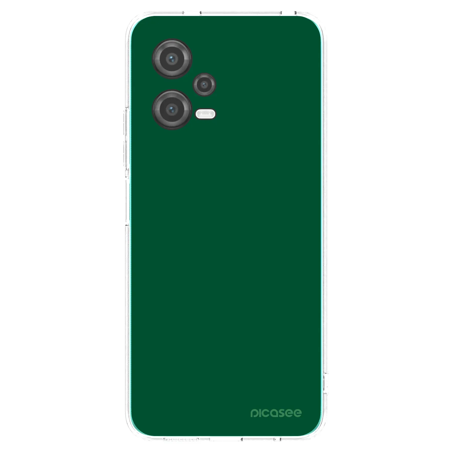 Picasee átlátszó szilikon tok az alábbi mobiltelefonokra Xiaomi Poco X5 - Green Gleam