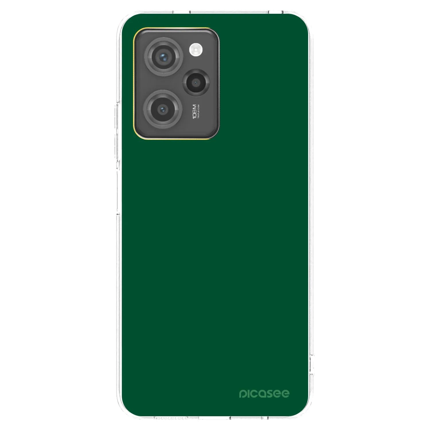 Picasee fekete szilikon tok az alábbi mobiltelefonokra Xiaomi Poco X5 Pro - Green Gleam