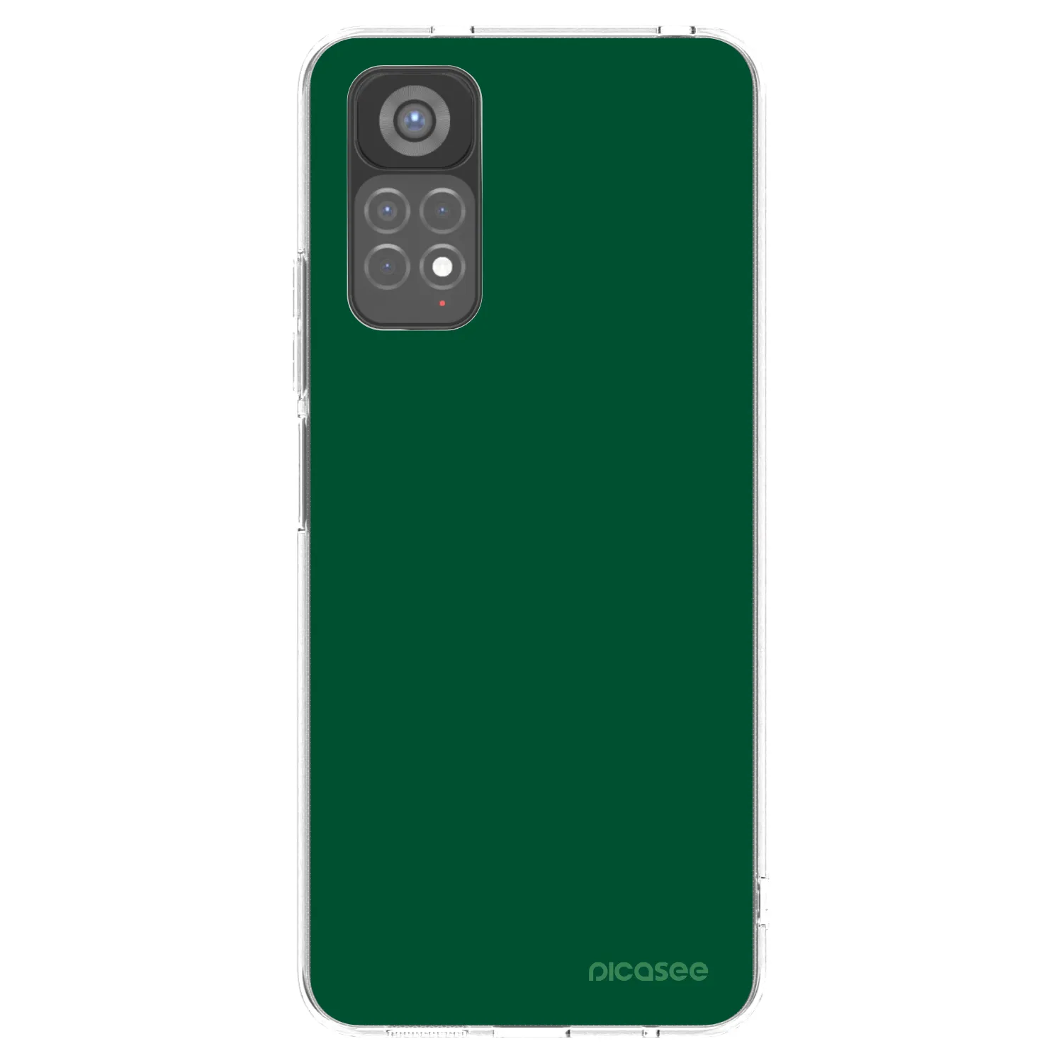 Picasee átlátszó szilikon tok az alábbi mobiltelefonokra Xiaomi Redmi Note 11S 5G - Green Gleam