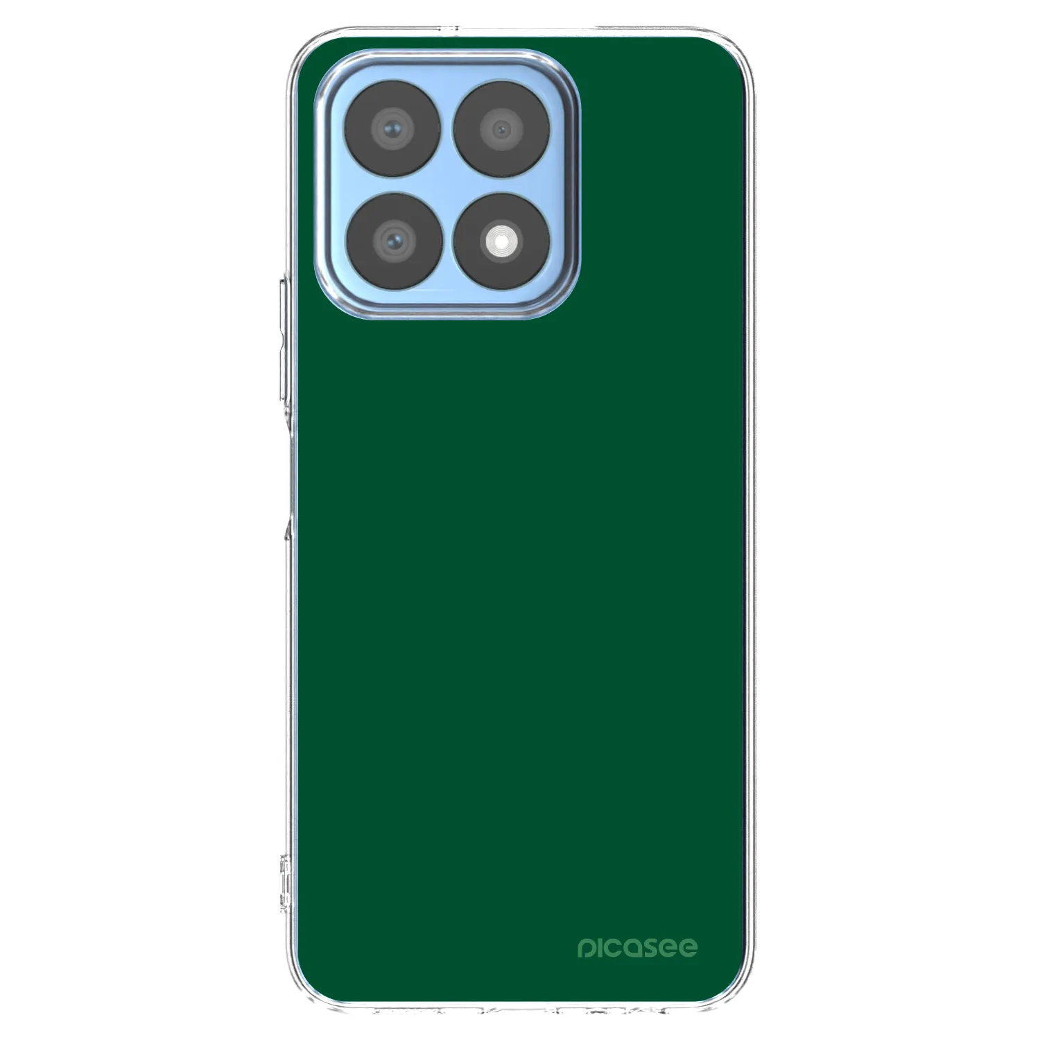 Picasee átlátszó szilikon tok az alábbi mobiltelefonokra Honor X8a - Green Gleam