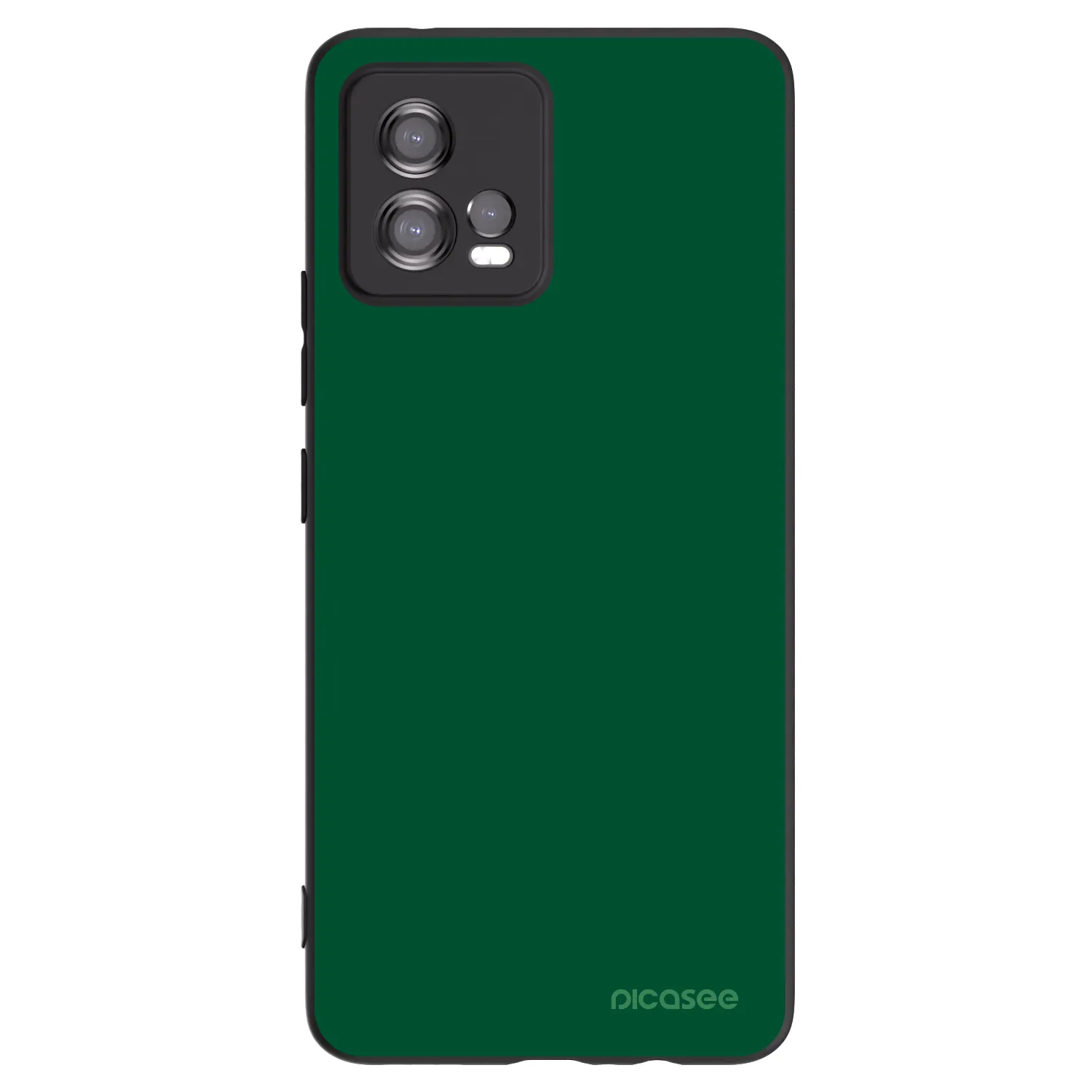 Picasee fekete szilikon tok az alábbi mobiltelefonokra Motorola Moto G72 - Green Gleam