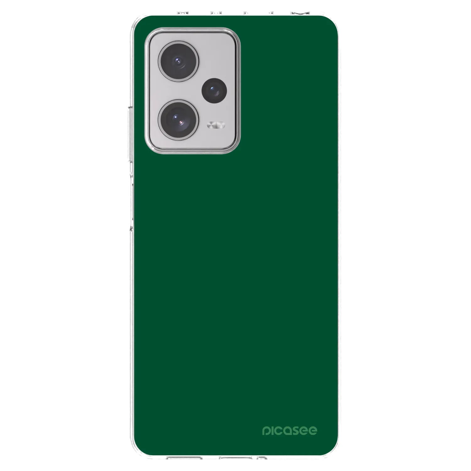 Picasee átlátszó szilikon tok az alábbi mobiltelefonokra Xiaomi Redmi Note 12 Pro+ 5G - Green Gleam