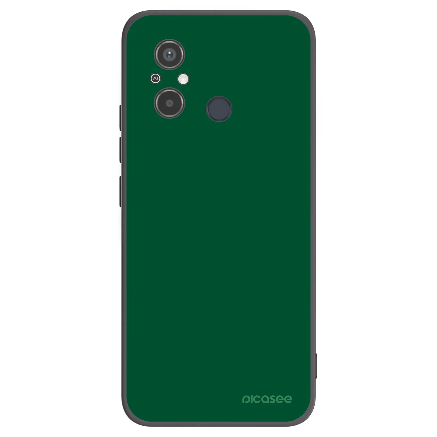 Picasee fekete szilikon tok az alábbi mobiltelefonokra Xiaomi Redmi 12C - Green Gleam