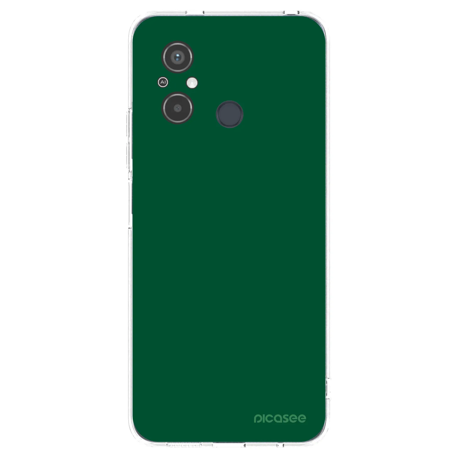 Picasee átlátszó szilikon tok az alábbi mobiltelefonokra Xiaomi Redmi 12C - Green Gleam