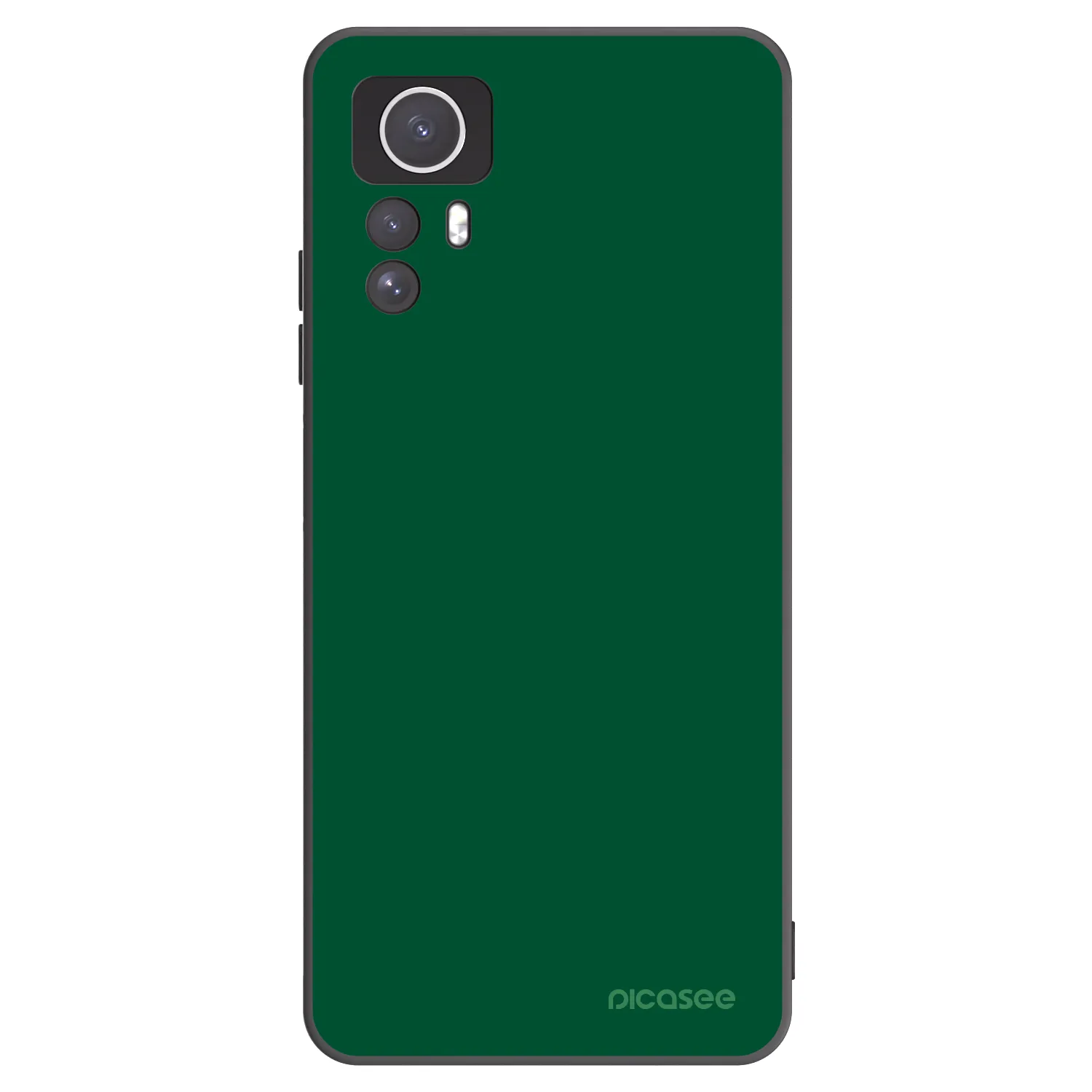 Picasee fekete szilikon tok az alábbi mobiltelefonokra Xiaomi Redmi Note 12S - Green Gleam