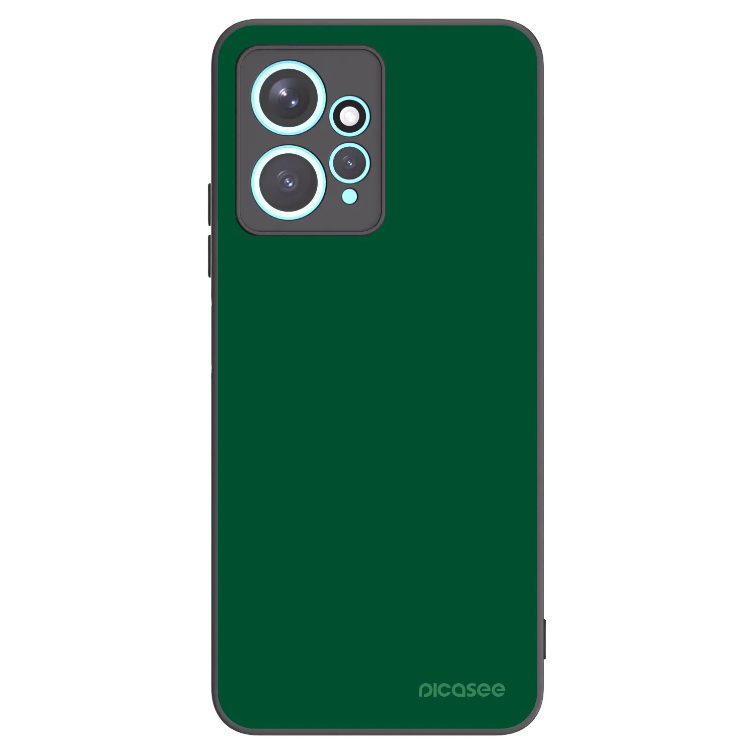 Picasee fekete szilikon tok az alábbi mobiltelefonokra Xiaomi Redmi Note 12 4G - Green Gleam