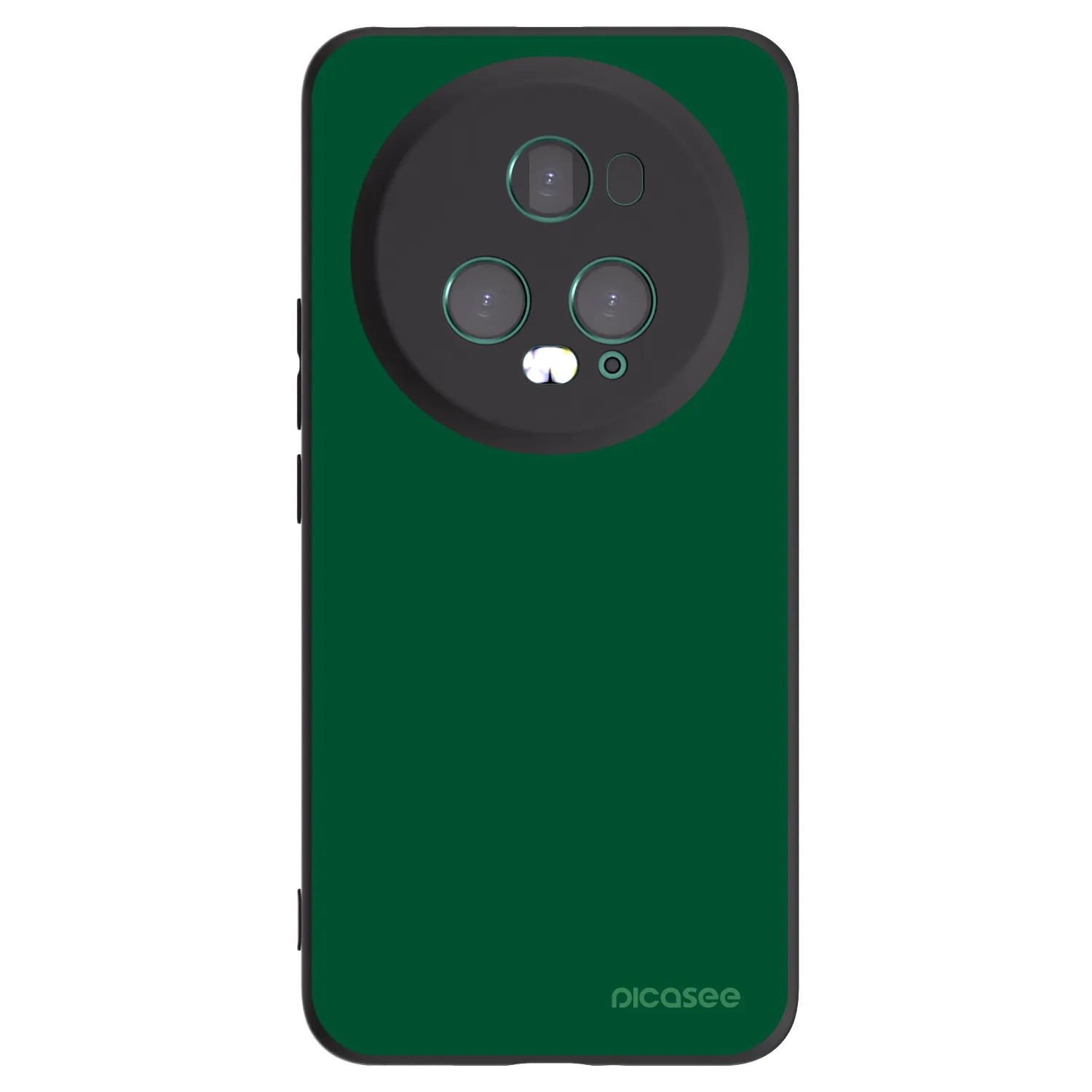 Picasee fekete szilikon tok az alábbi mobiltelefonokra Honor Magic5 Pro - Green Gleam