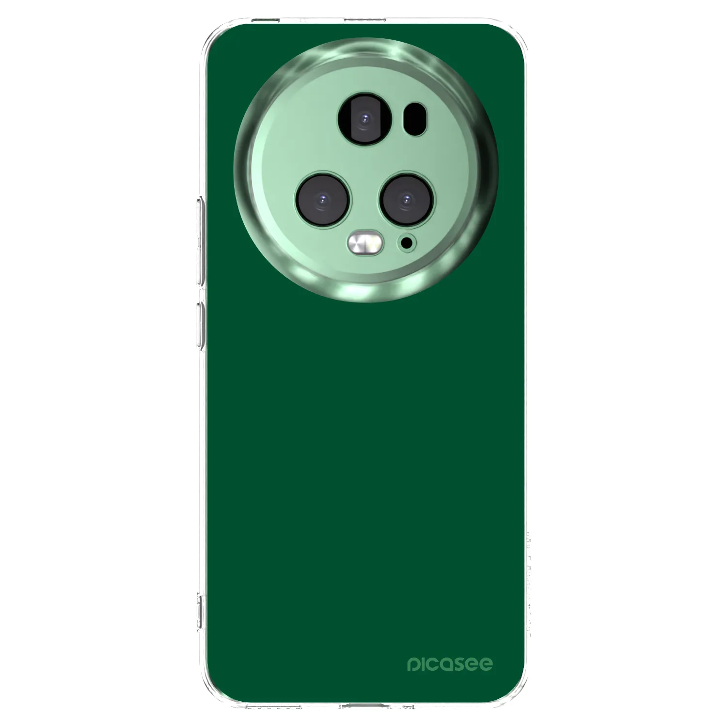 Picasee átlátszó szilikon tok az alábbi mobiltelefonokra Honor Magic5 Pro - Green Gleam