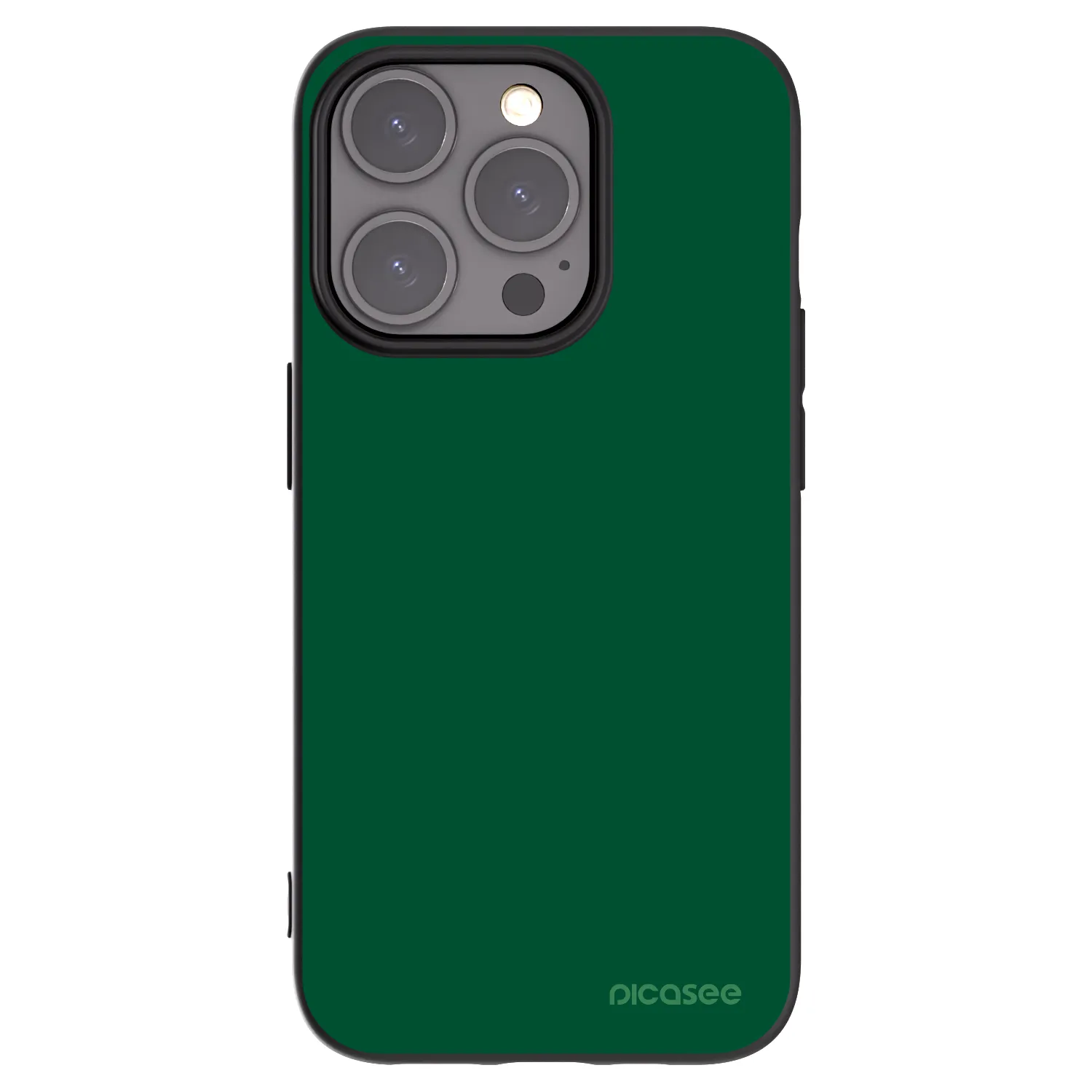 Picasee fekete szilikon tok az alábbi mobiltelefonokra Apple iPhone 15 Pro - Green Gleam