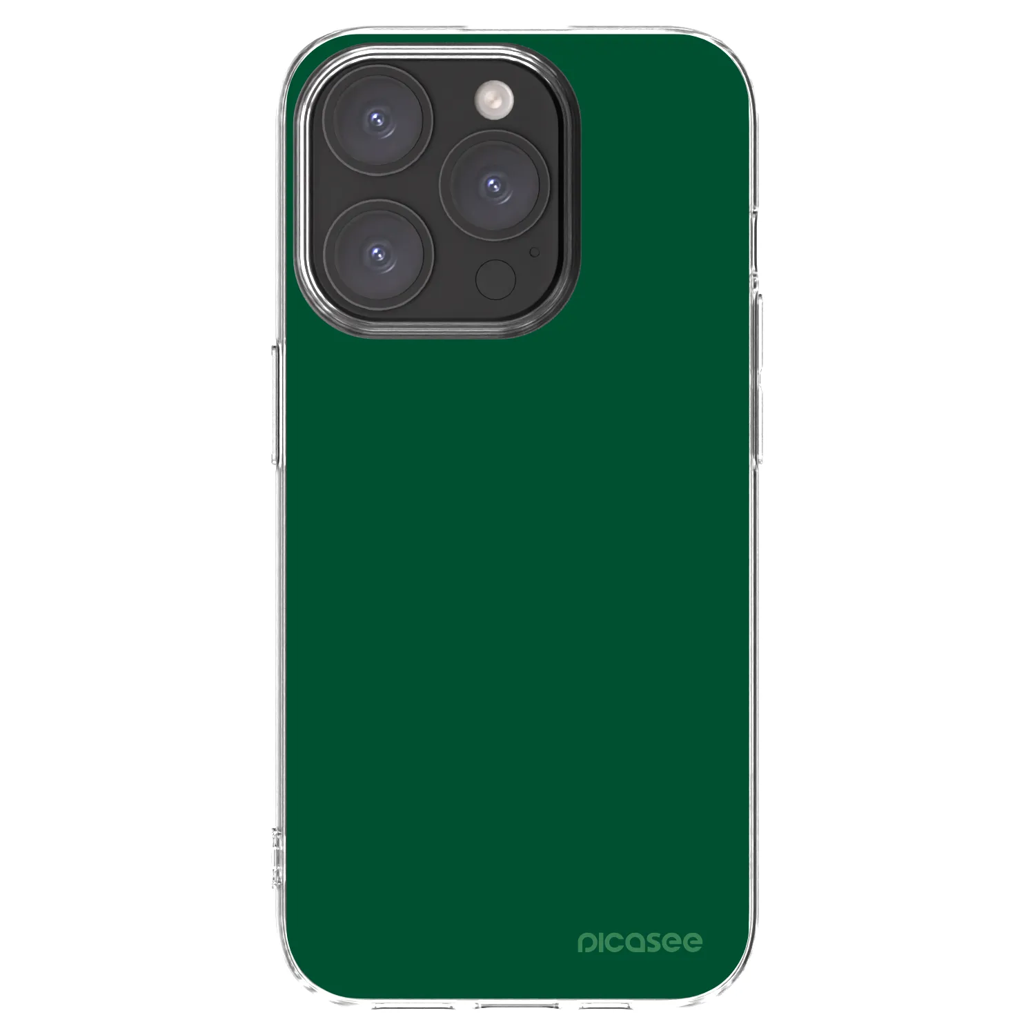 Picasee átlátszó szilikon tok az alábbi mobiltelefonokra Apple iPhone 15 Pro - Green Gleam