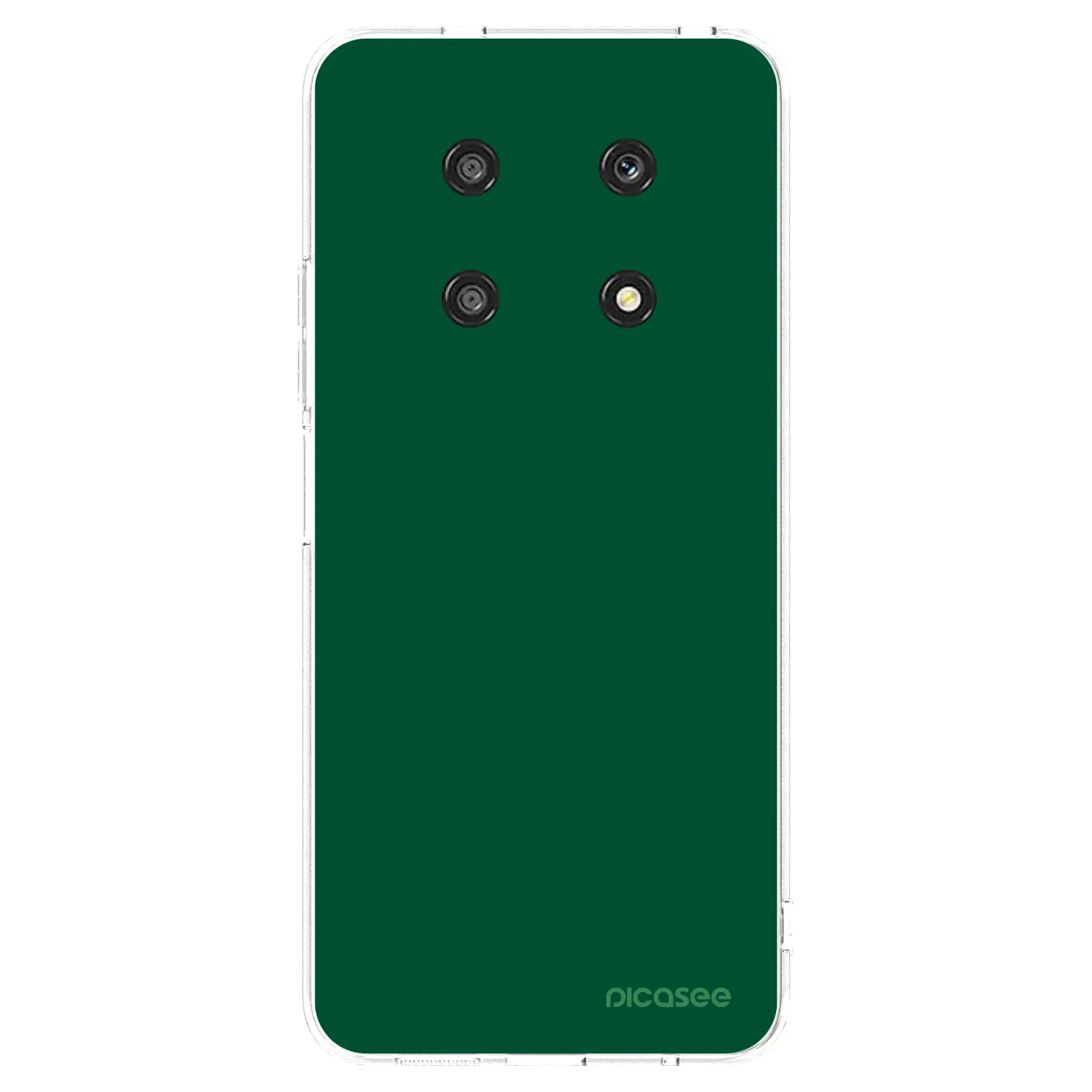Picasee átlátszó szilikon tok az alábbi mobiltelefonokra Honor Magic4 Lite 5G - Green Gleam