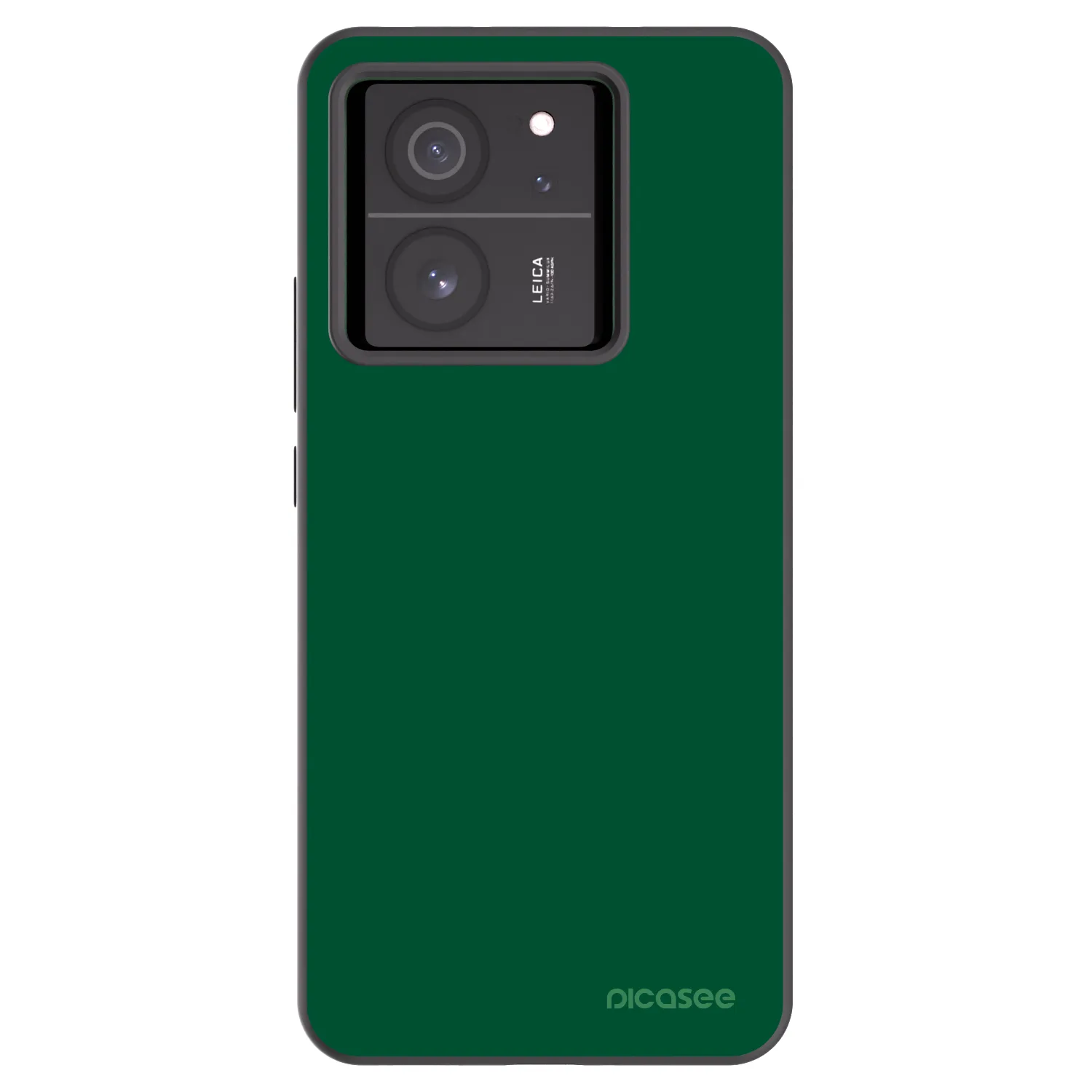 Picasee fekete szilikon tok az alábbi mobiltelefonokra Xiaomi 13T Pro - Green Gleam