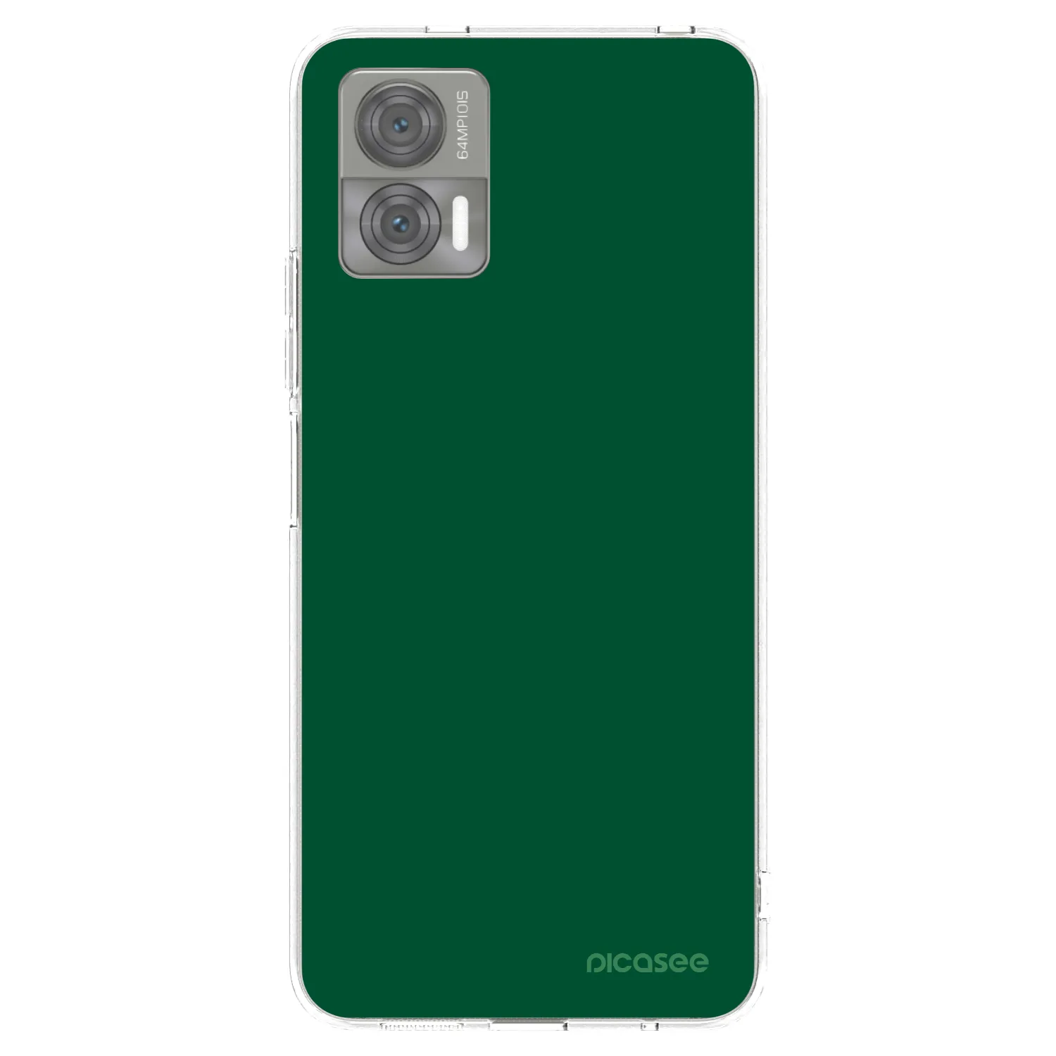 Picasee átlátszó szilikon tok az alábbi mobiltelefonokra Motorola Edge 30 Neo - Green Gleam