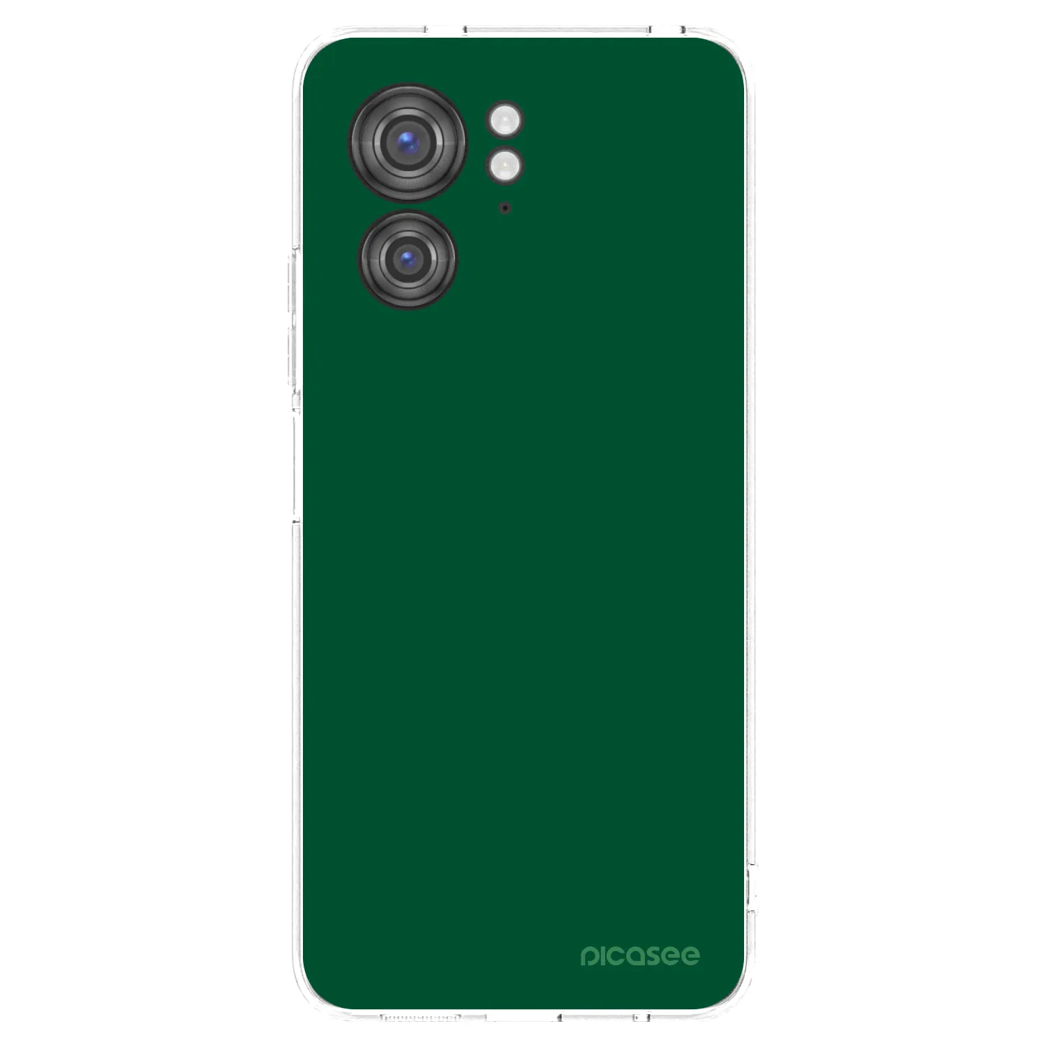 Picasee átlátszó szilikon tok az alábbi mobiltelefonokra Motorola Edge 40 - Green Gleam
