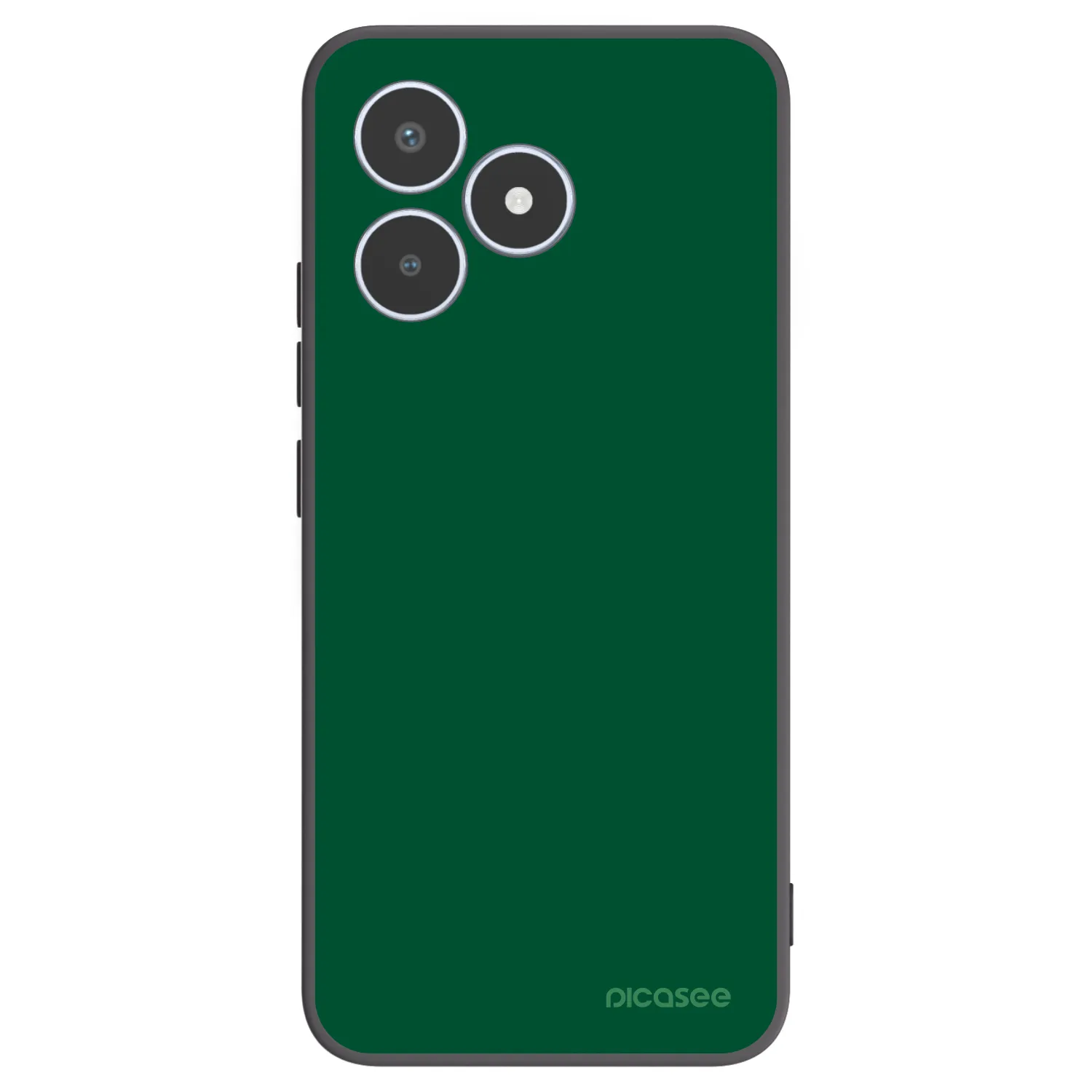 Picasee fekete szilikon tok az alábbi mobiltelefonokra Realme C53 - Green Gleam