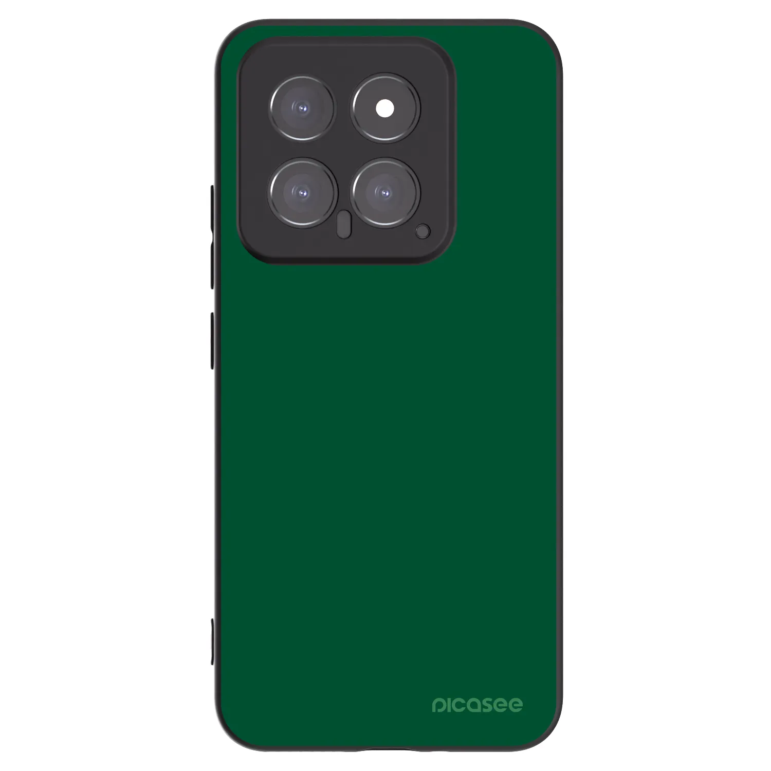 Picasee fekete szilikon tok az alábbi mobiltelefonokra Xiaomi 14 - Green Gleam