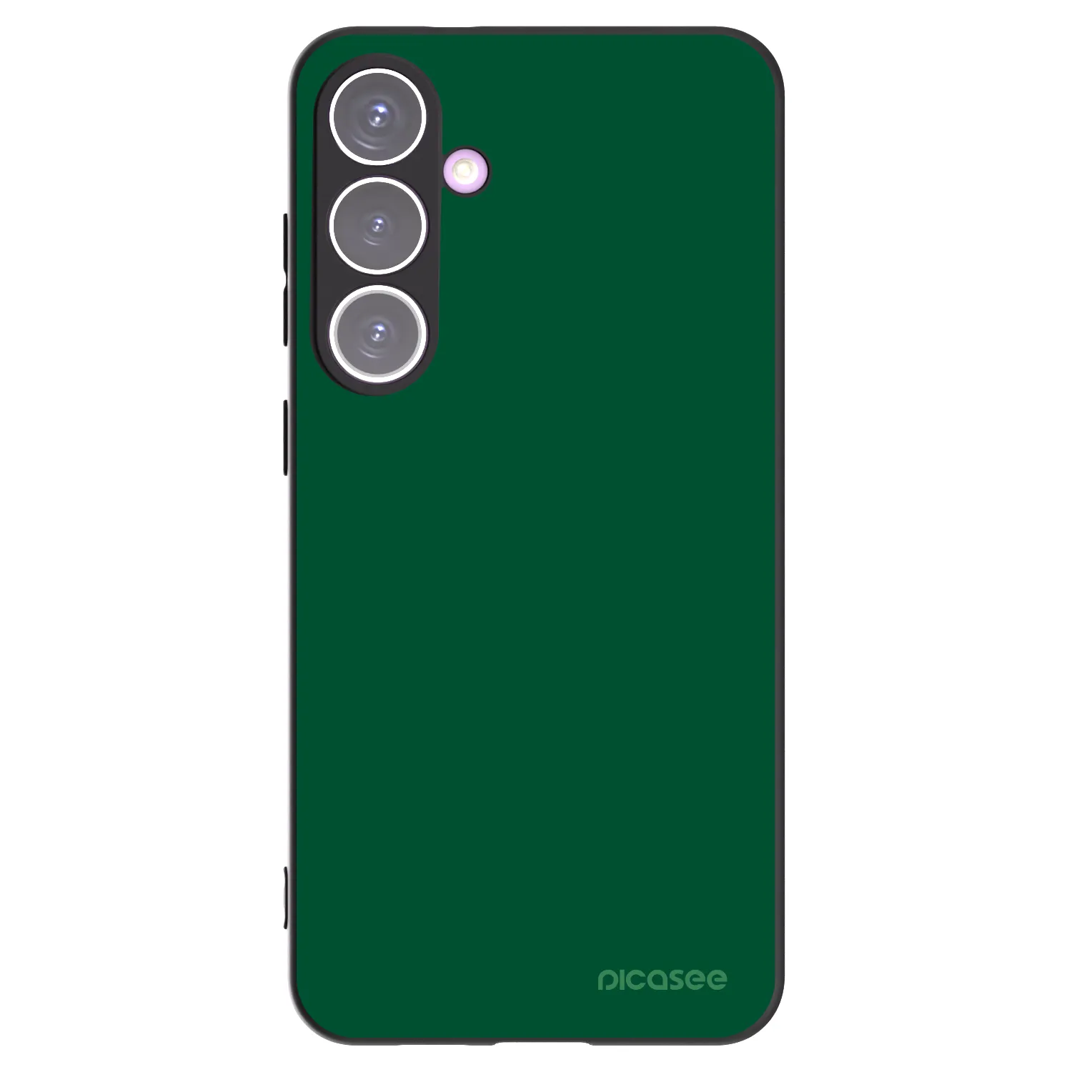 Picasee fekete szilikon tok az alábbi mobiltelefonokra Samsung Galaxy S24+ S926B 5G - Green Gleam