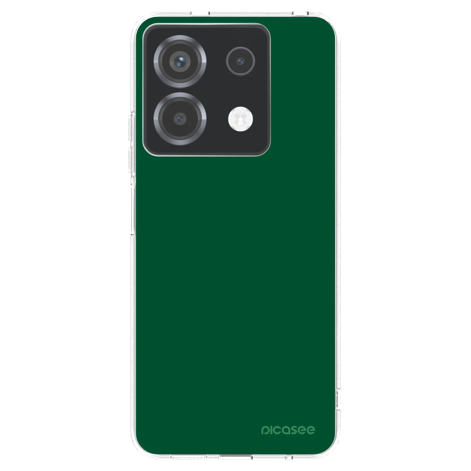Picasee átlátszó szilikon tok az alábbi mobiltelefonokra Xiaomi Poco X6 - Green Gleam