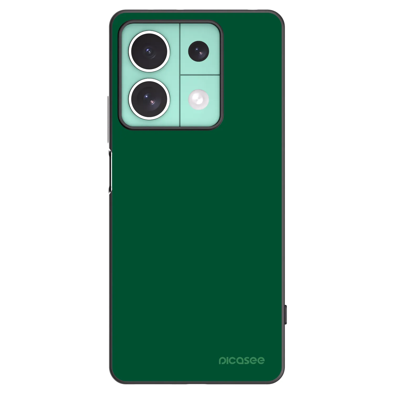 Picasee fekete szilikon tok az alábbi mobiltelefonokra Xiaomi Redmi Note 13 5G - Green Gleam