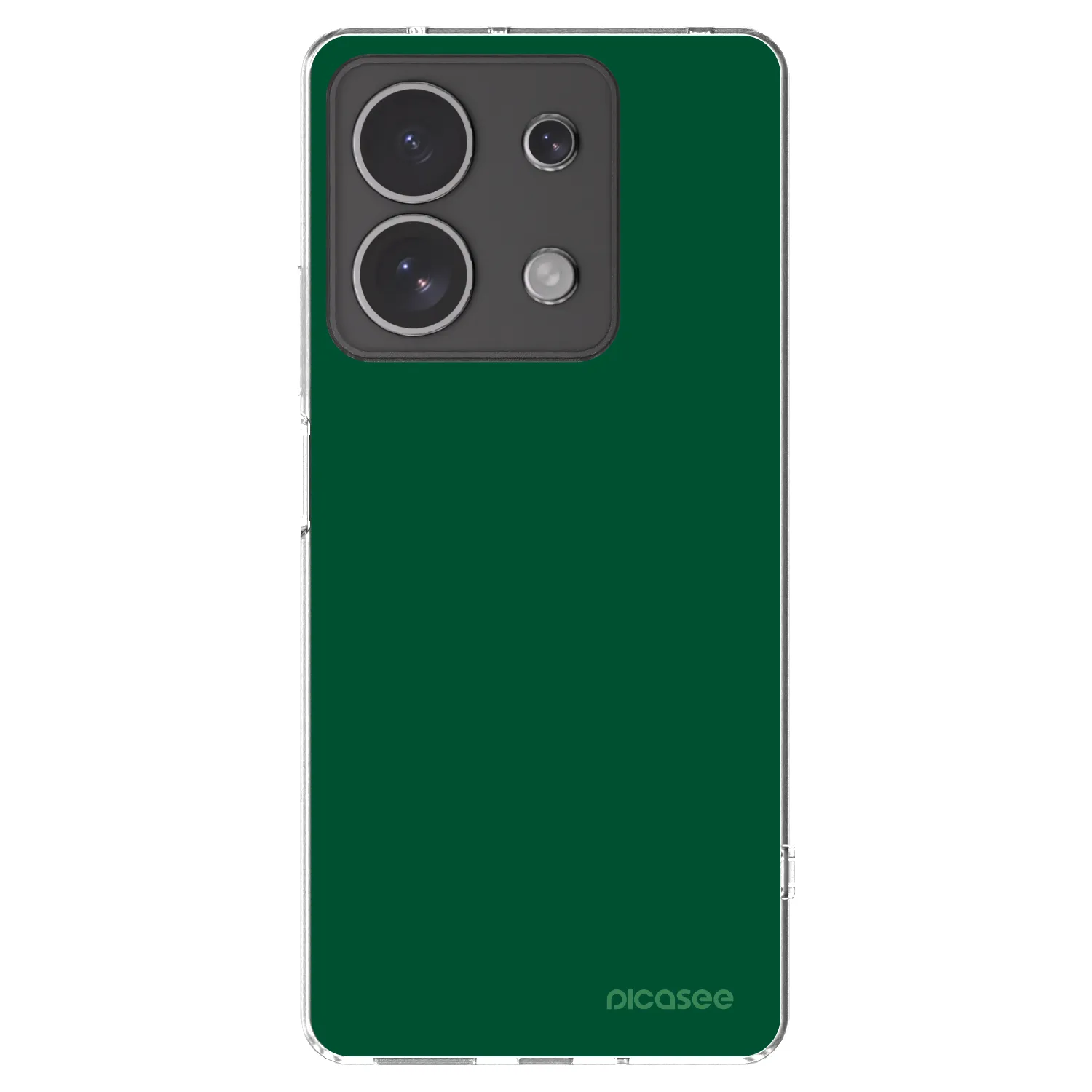 Picasee átlátszó szilikon tok az alábbi mobiltelefonokra Xiaomi Redmi Note 13 4G - Green Gleam