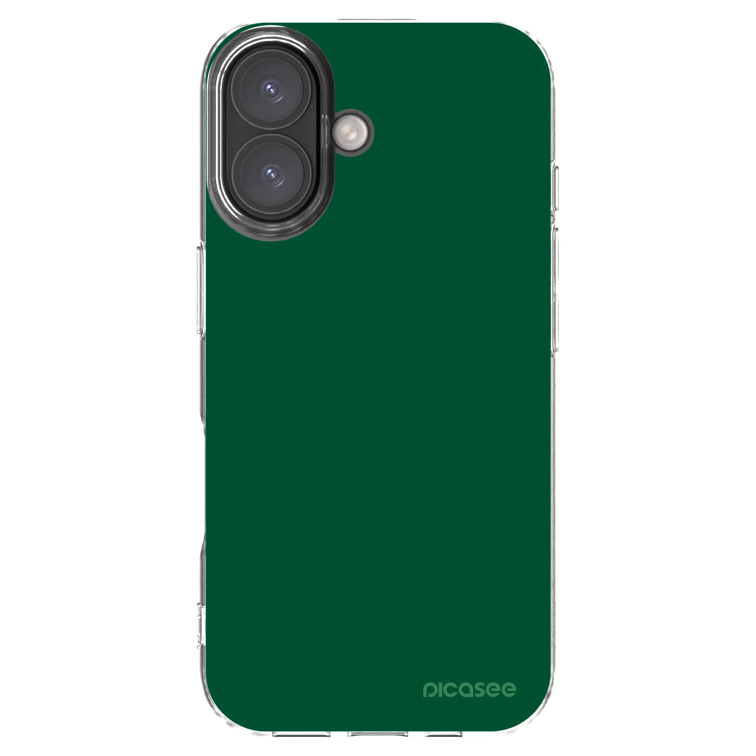 Picasee átlátszó szilikon tok az alábbi mobiltelefonokra Apple iPhone 16 - Green Gleam