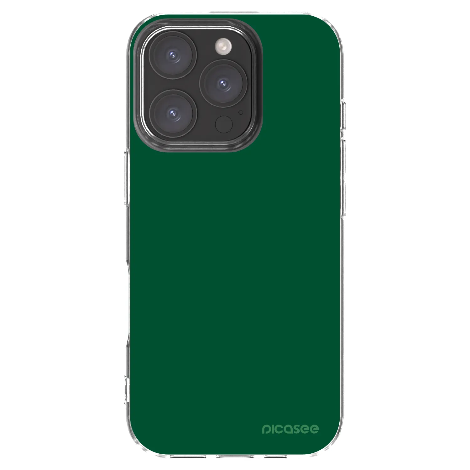 Picasee átlátszó szilikon tok az alábbi mobiltelefonokra Apple iPhone 16 Pro - Green Gleam