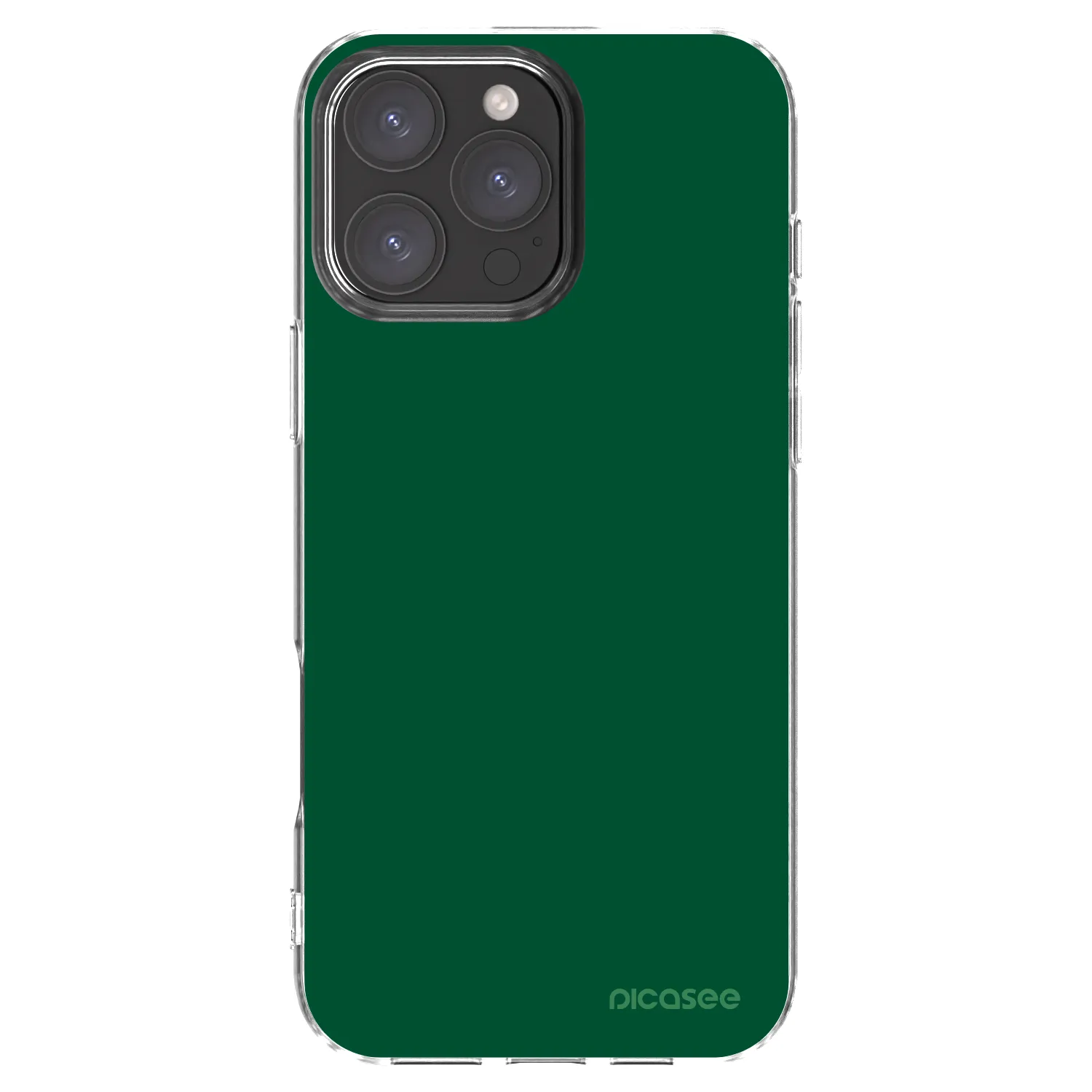 Picasee átlátszó szilikon tok az alábbi mobiltelefonokra Apple iPhone 16 Pro Max - Green Gleam