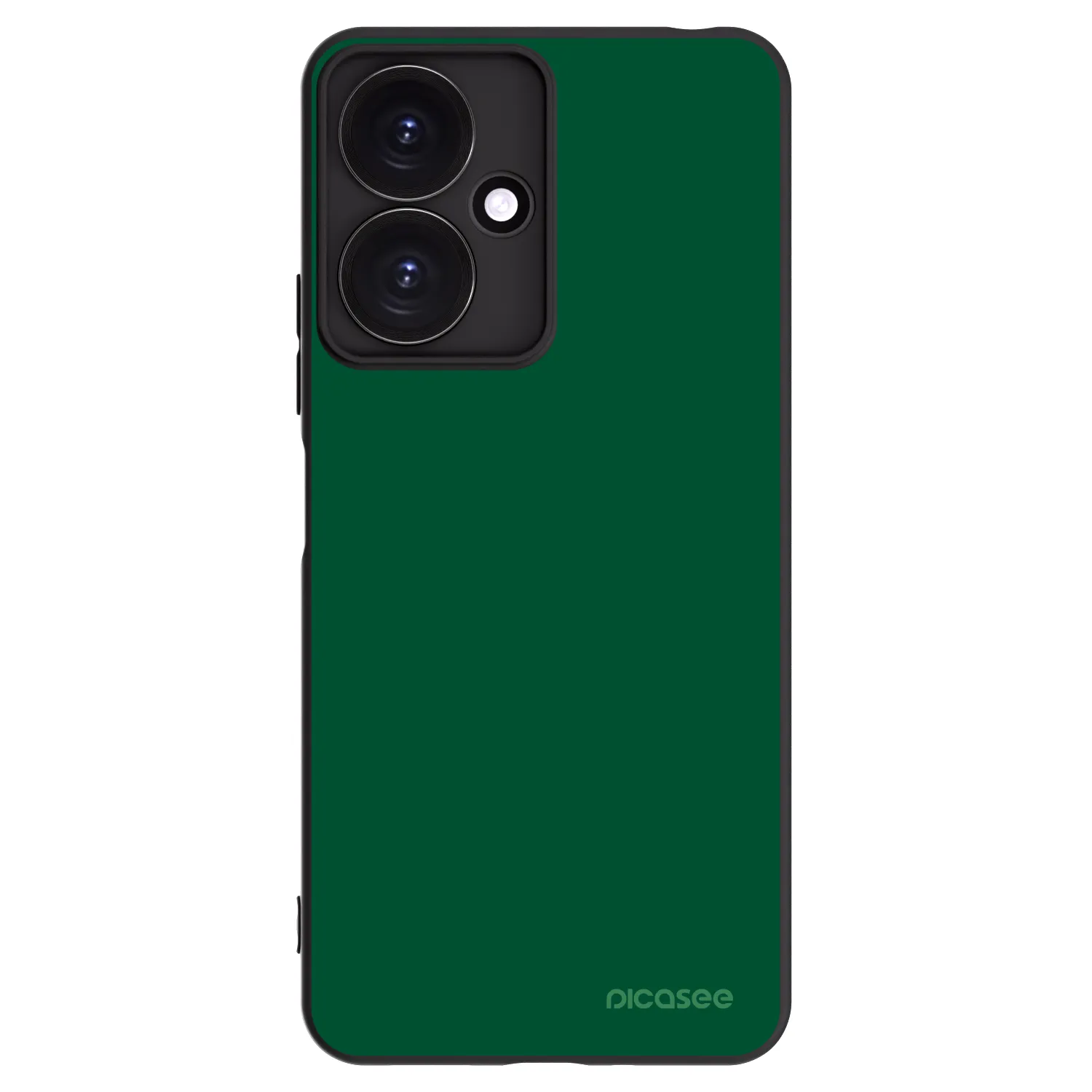 Picasee fekete szilikon tok az alábbi mobiltelefonokra Xiaomi Redmi 13C 5G - Green Gleam