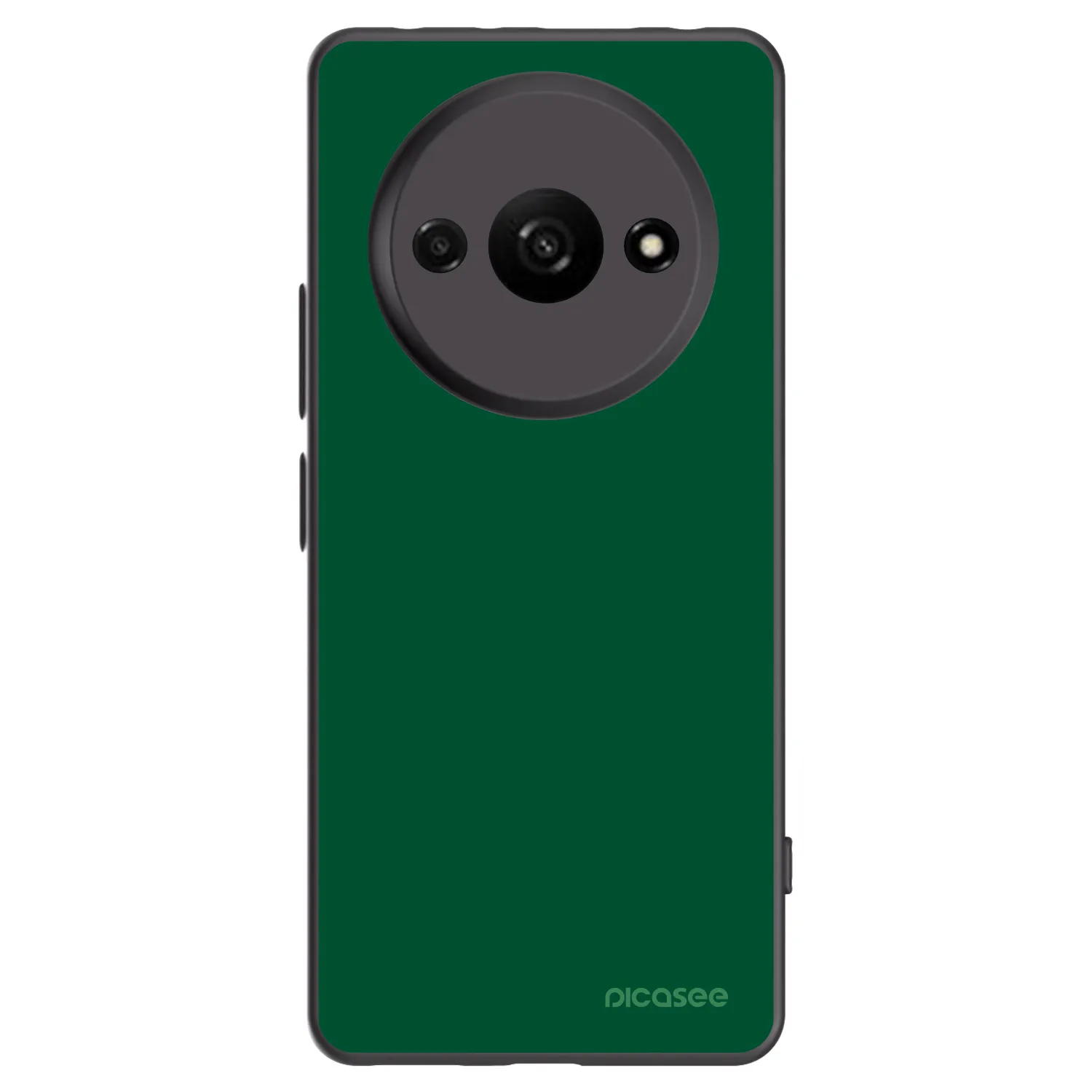 Picasee fekete szilikon tok az alábbi mobiltelefonokra Xiaomi Redmi A3 - Green Gleam