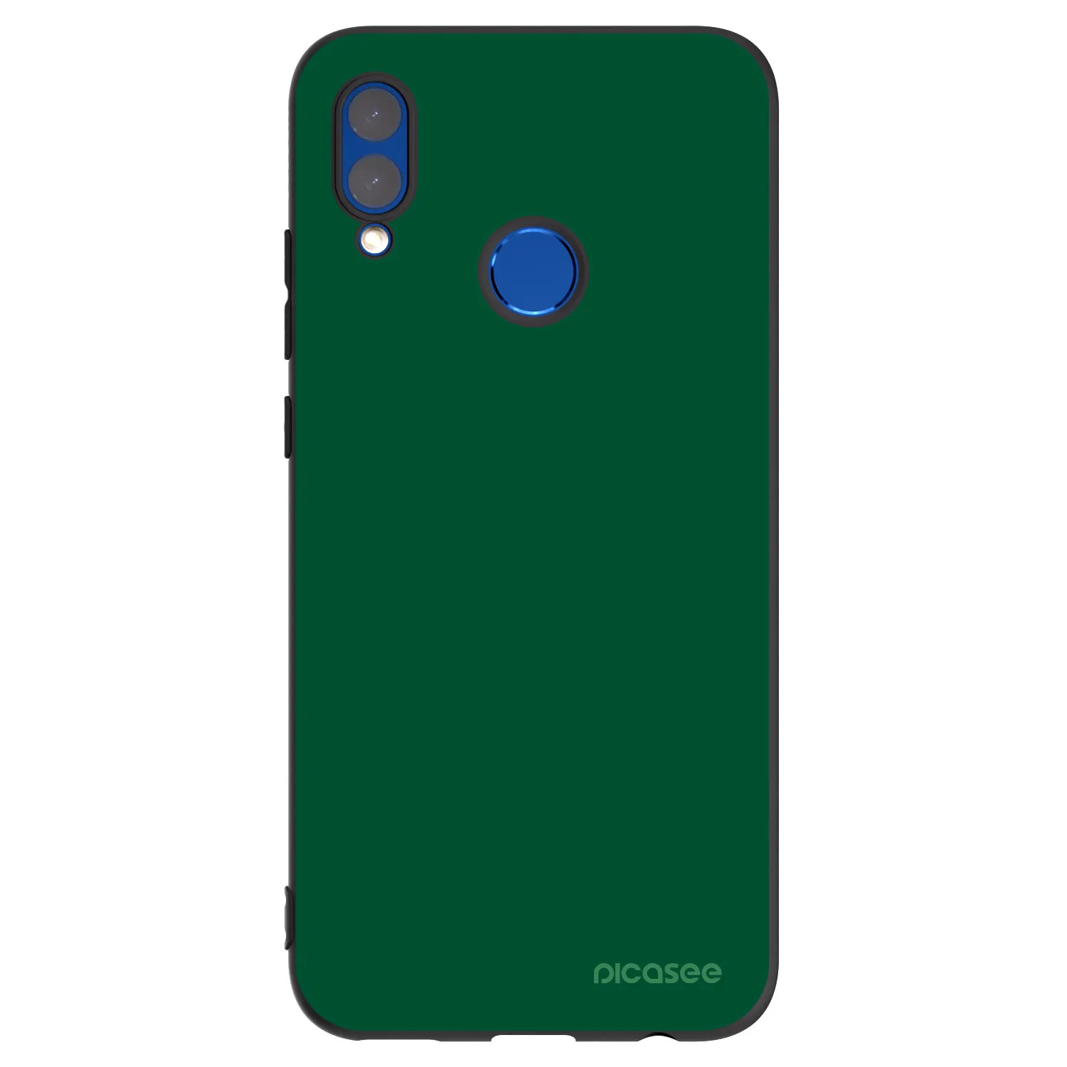 Picasee fekete szilikon tok az alábbi mobiltelefonokra Honor 10 Lite - Green Gleam