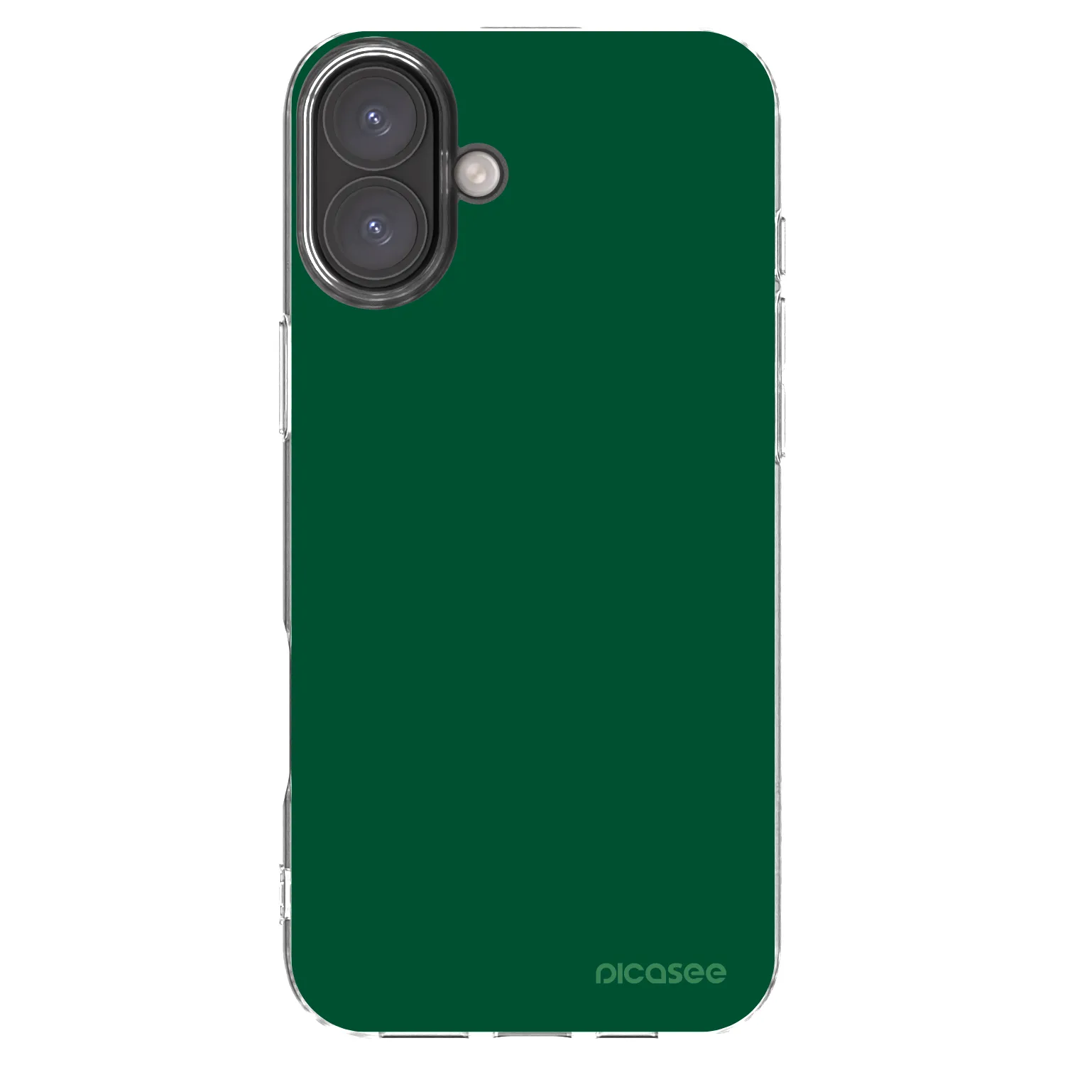 Picasee átlátszó szilikon tok az alábbi mobiltelefonokra Apple iPhone 16 Plus - Green Gleam