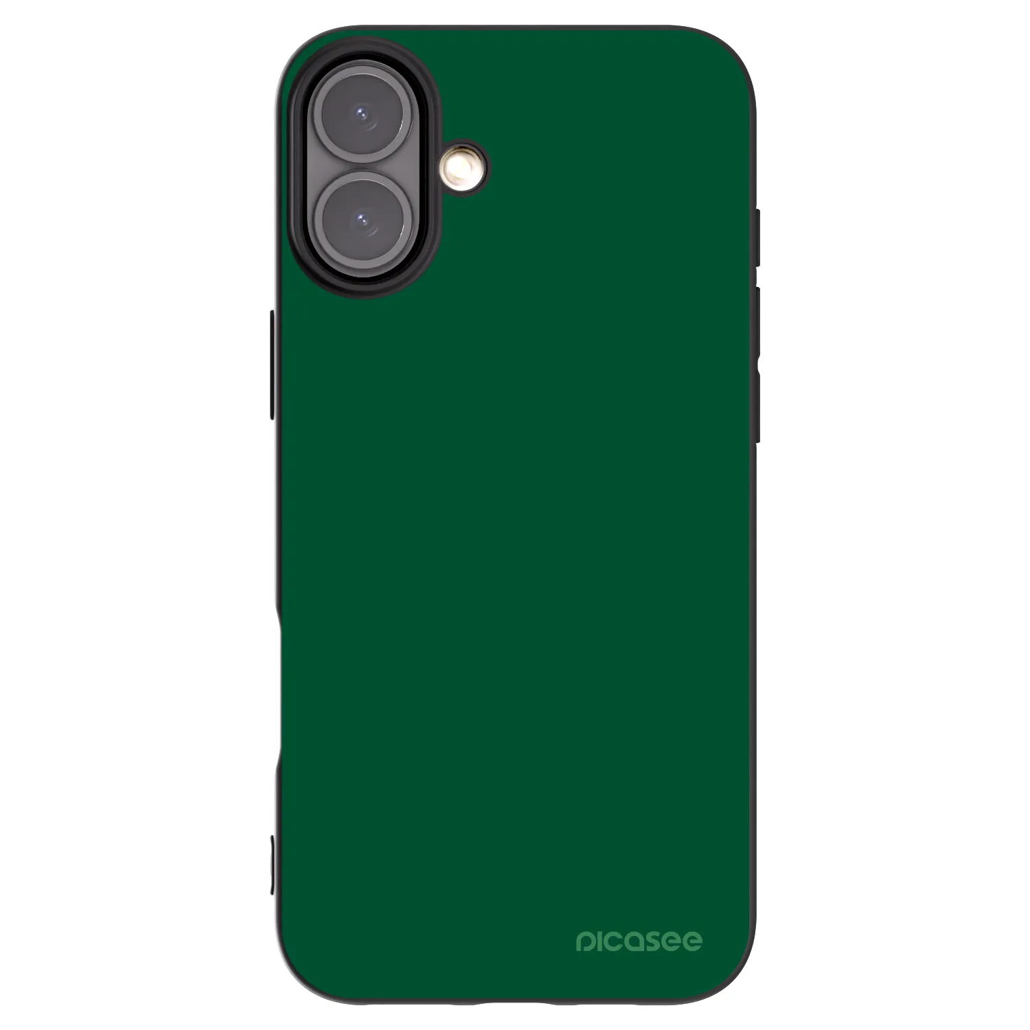Picasee fekete szilikon tok az alábbi mobiltelefonokra Apple iPhone 16 Plus - Green Gleam